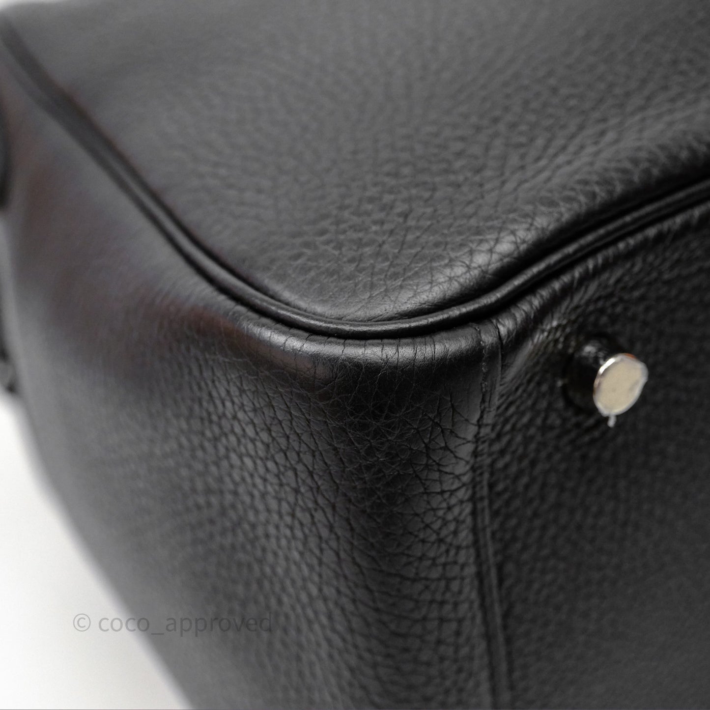 Hermès Lindy 30 Black Noir 89 Clemence Palladium Hardware
