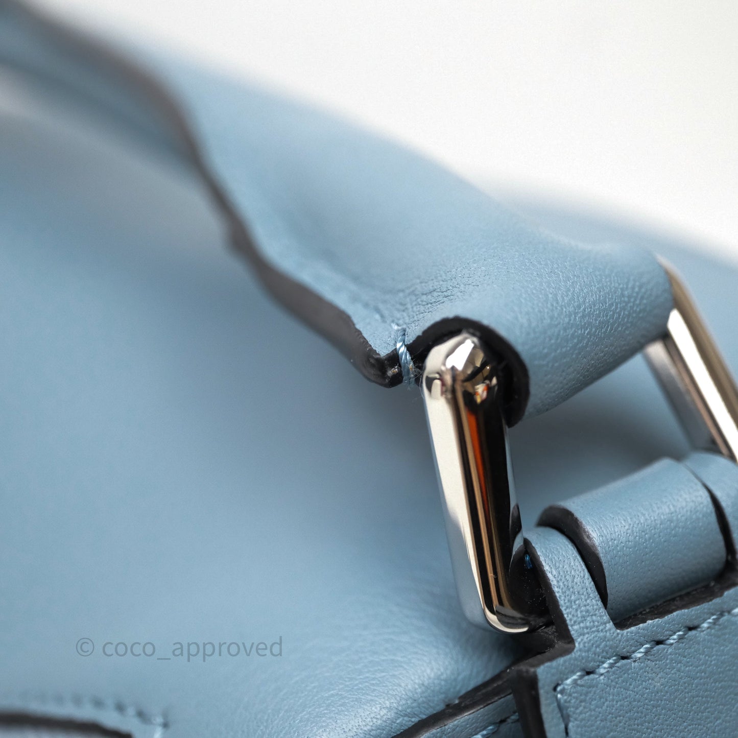 Loewe Medium Puzzle Bag Stone Calfskin Silver Hardware