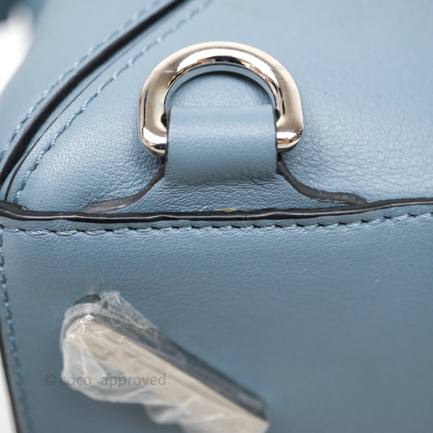 Loewe Medium Puzzle Bag Stone Calfskin Silver Hardware