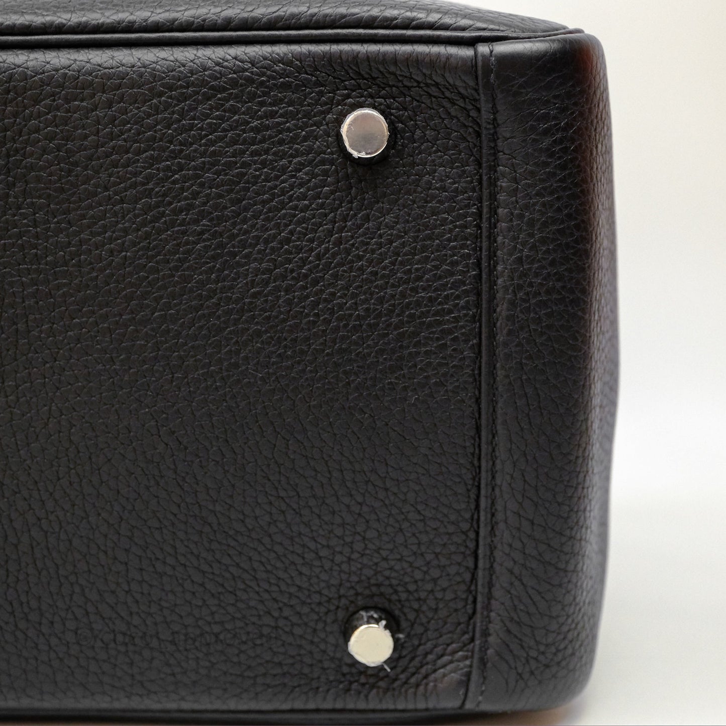 Hermès Lindy 30 Black Noir 89 Clemence Palladium Hardware