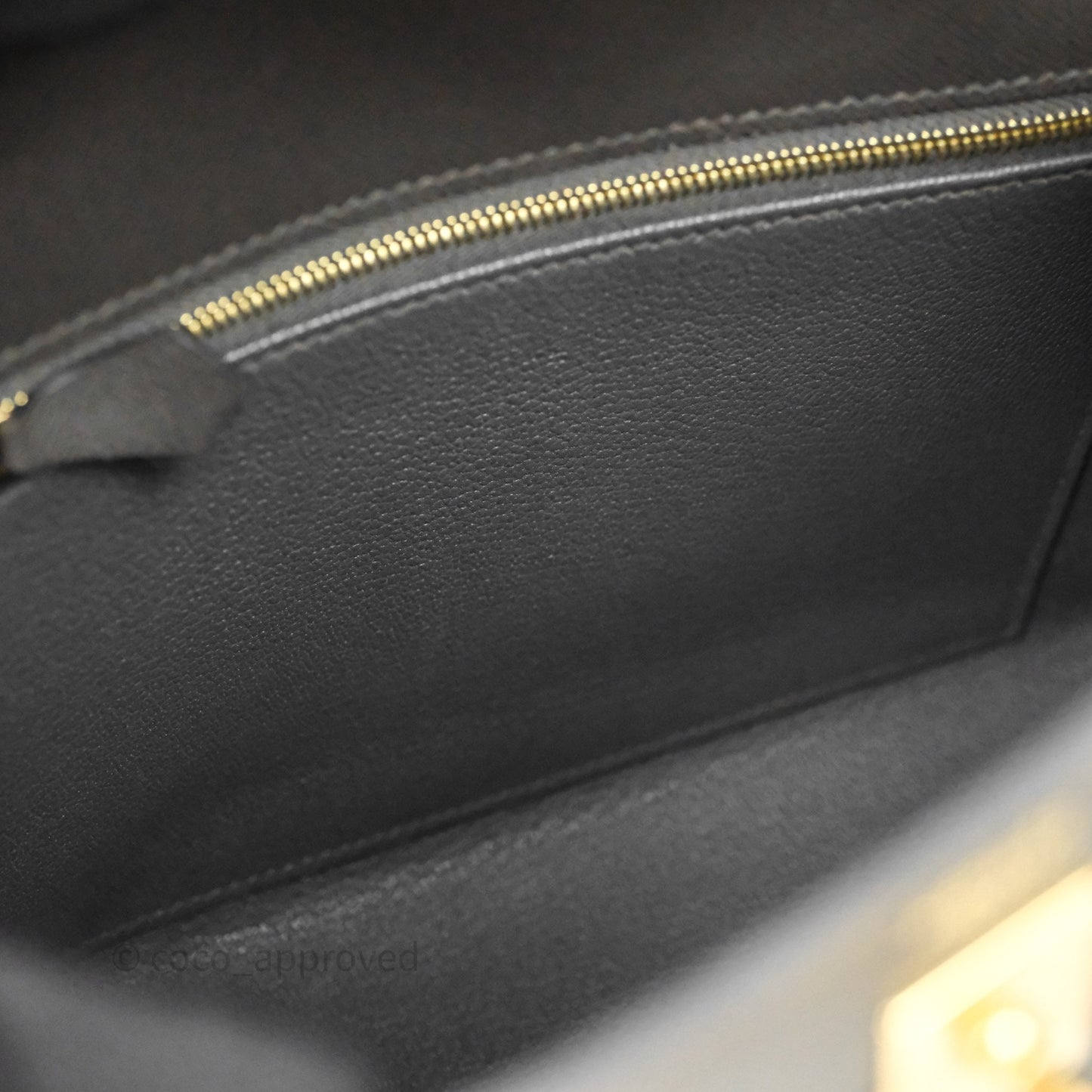 Hermes Kelly 25 Graphite Madame Gold Hardware