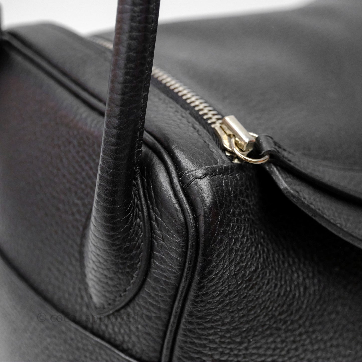 Hermès Lindy 30 Black Noir 89 Clemence Palladium Hardware