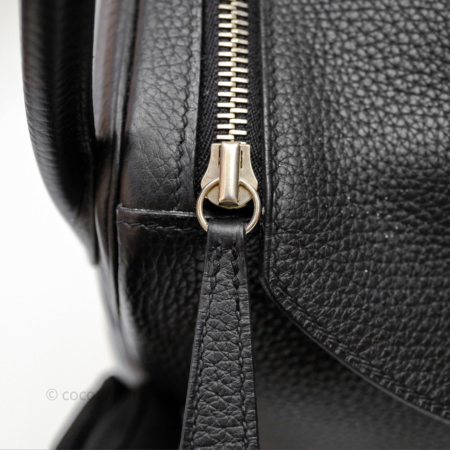 Hermès Lindy 30 Black Noir 89 Clemence Palladium Hardware