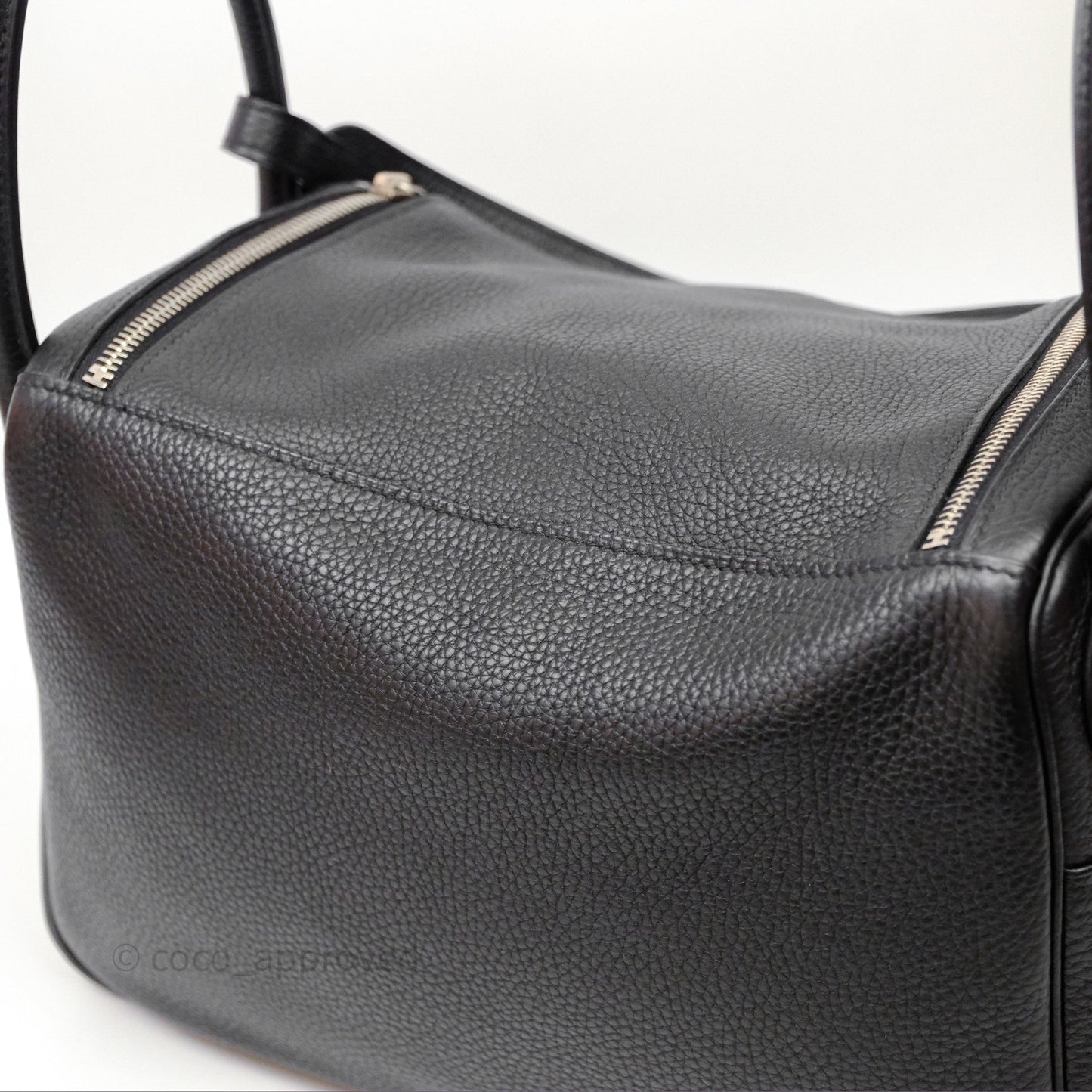 Hermès Lindy 30 Black Noir 89 Clemence Palladium Hardware