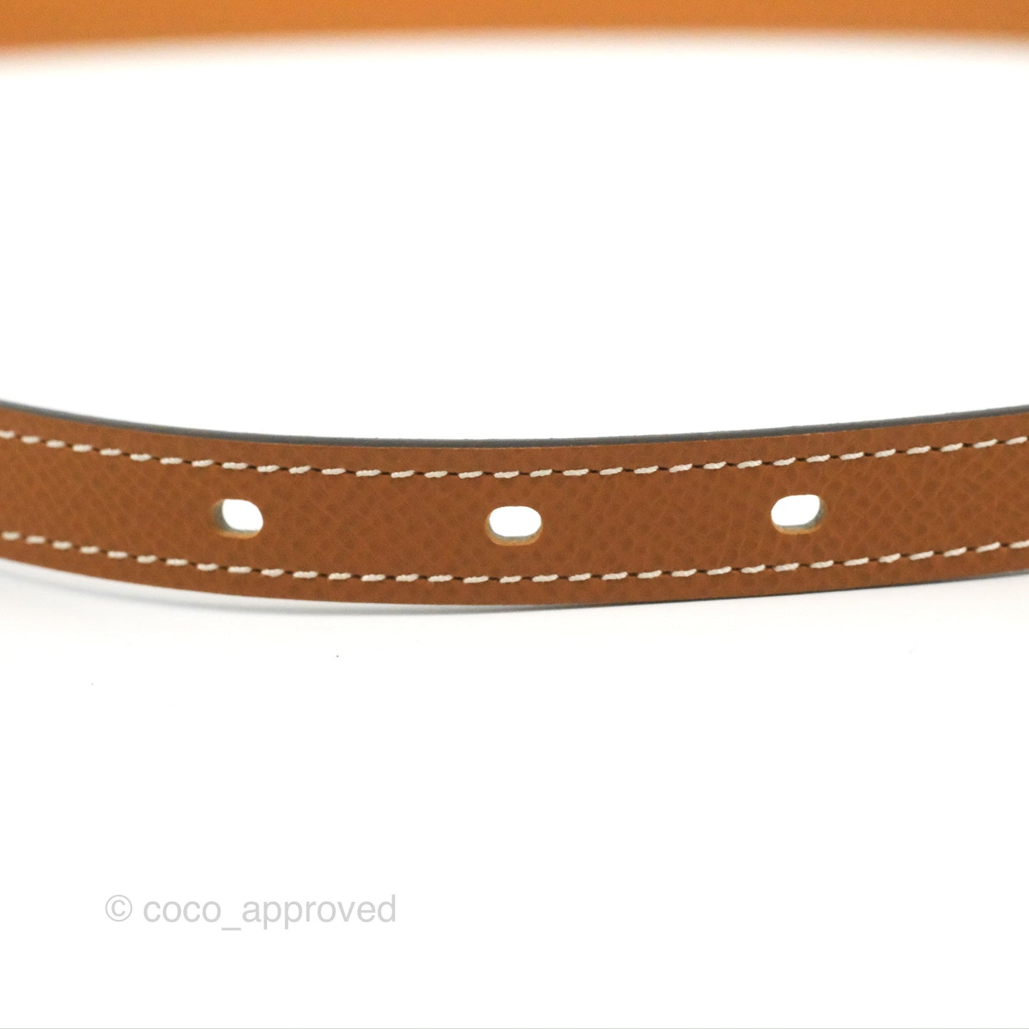 Hermes Pop H 15 Belt Epsom Gold Gold Hardware
