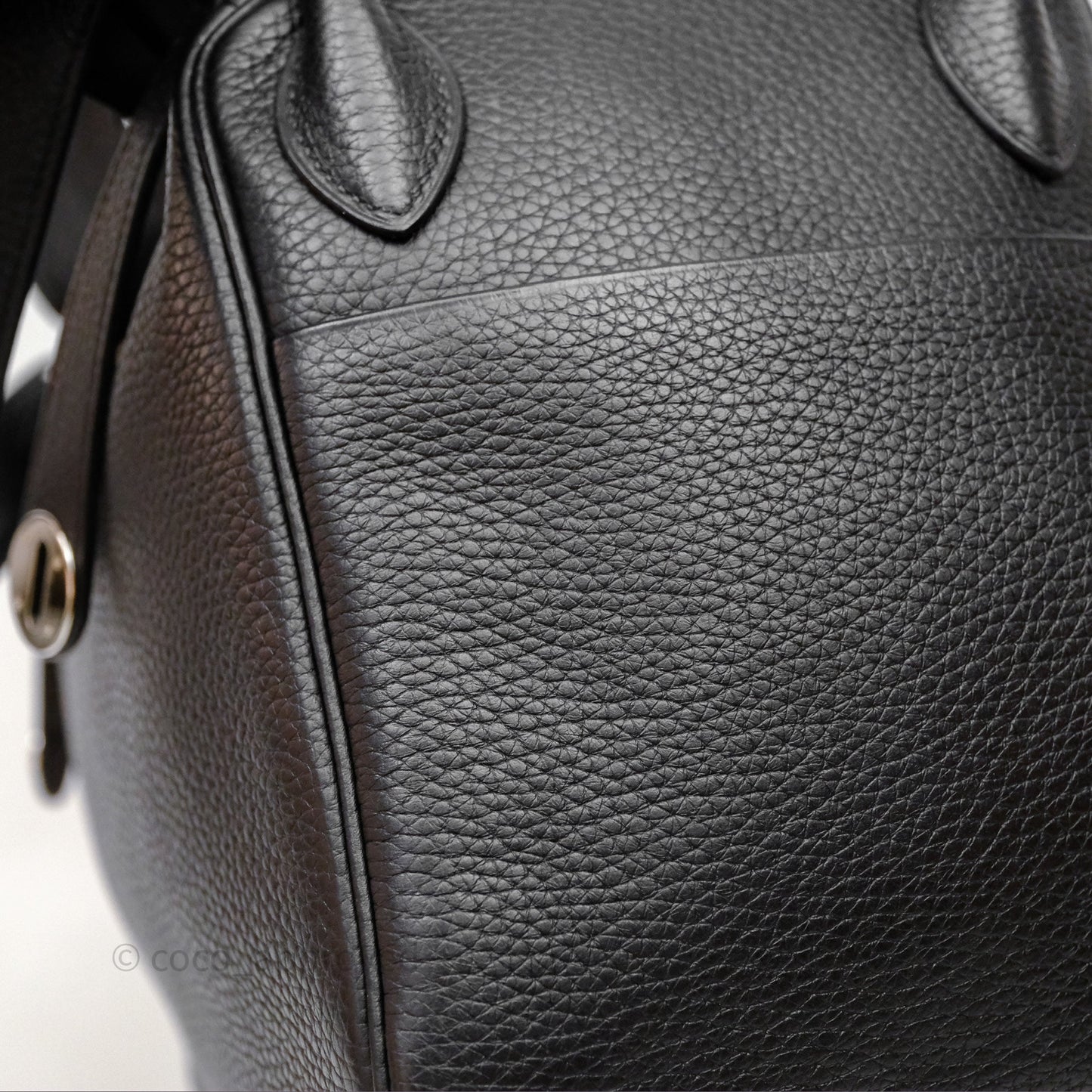 Hermès Lindy 30 Black Noir 89 Clemence Palladium Hardware