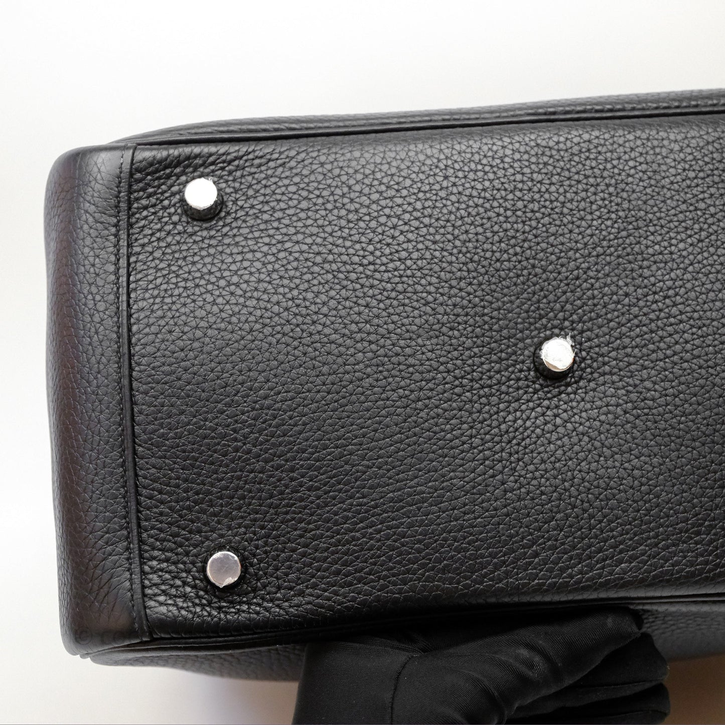 Hermès Lindy 30 Black Noir 89 Clemence Palladium Hardware