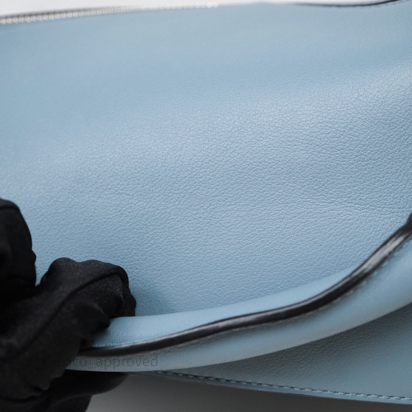 Loewe Medium Puzzle Bag Stone Calfskin Silver Hardware