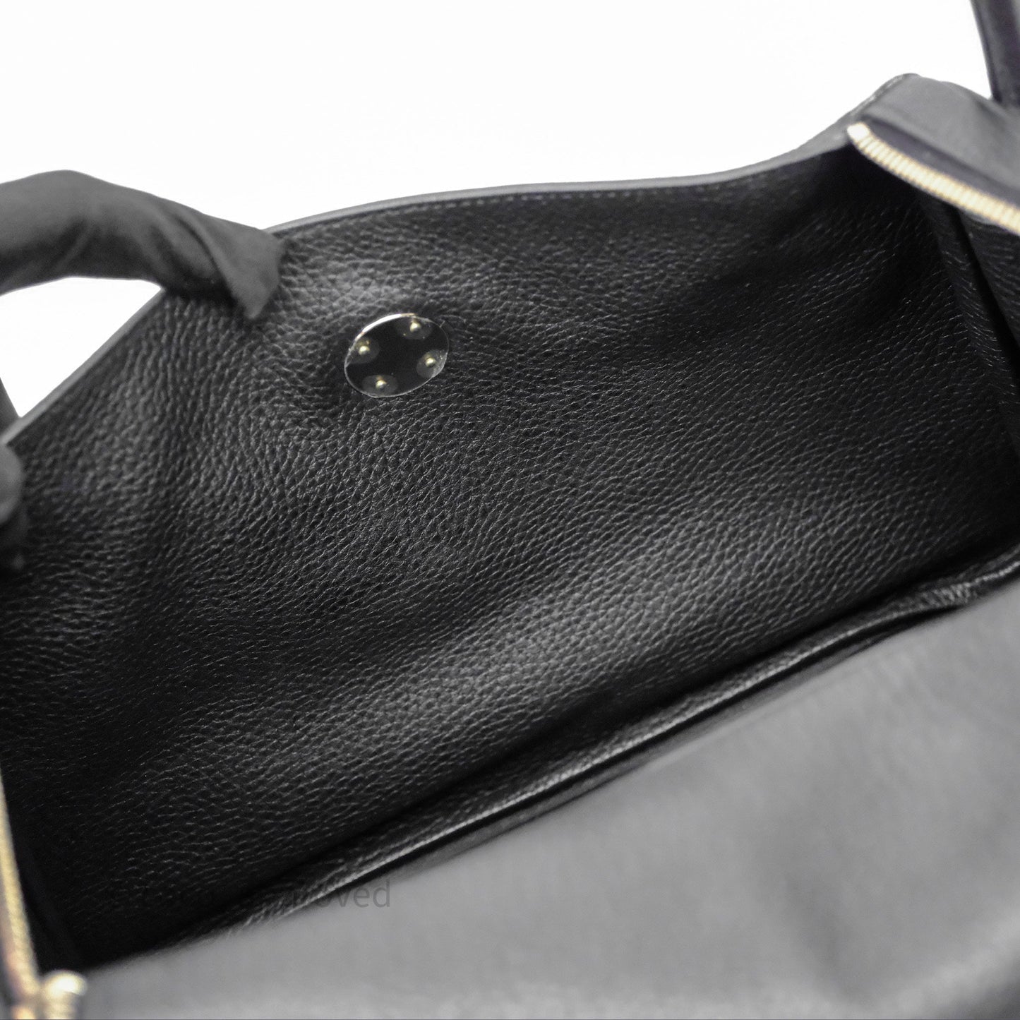 Hermès Lindy 30 Black Noir 89 Clemence Palladium Hardware