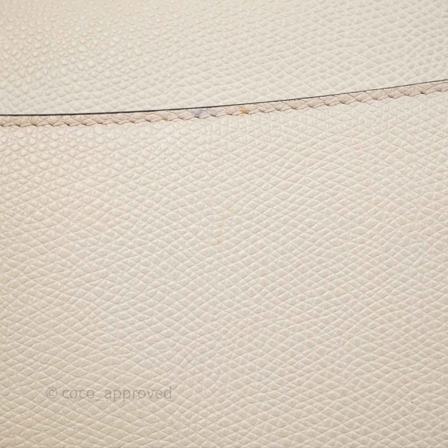 Christian Dior Saddle Bag White Grained Calfskin Gold Hardware