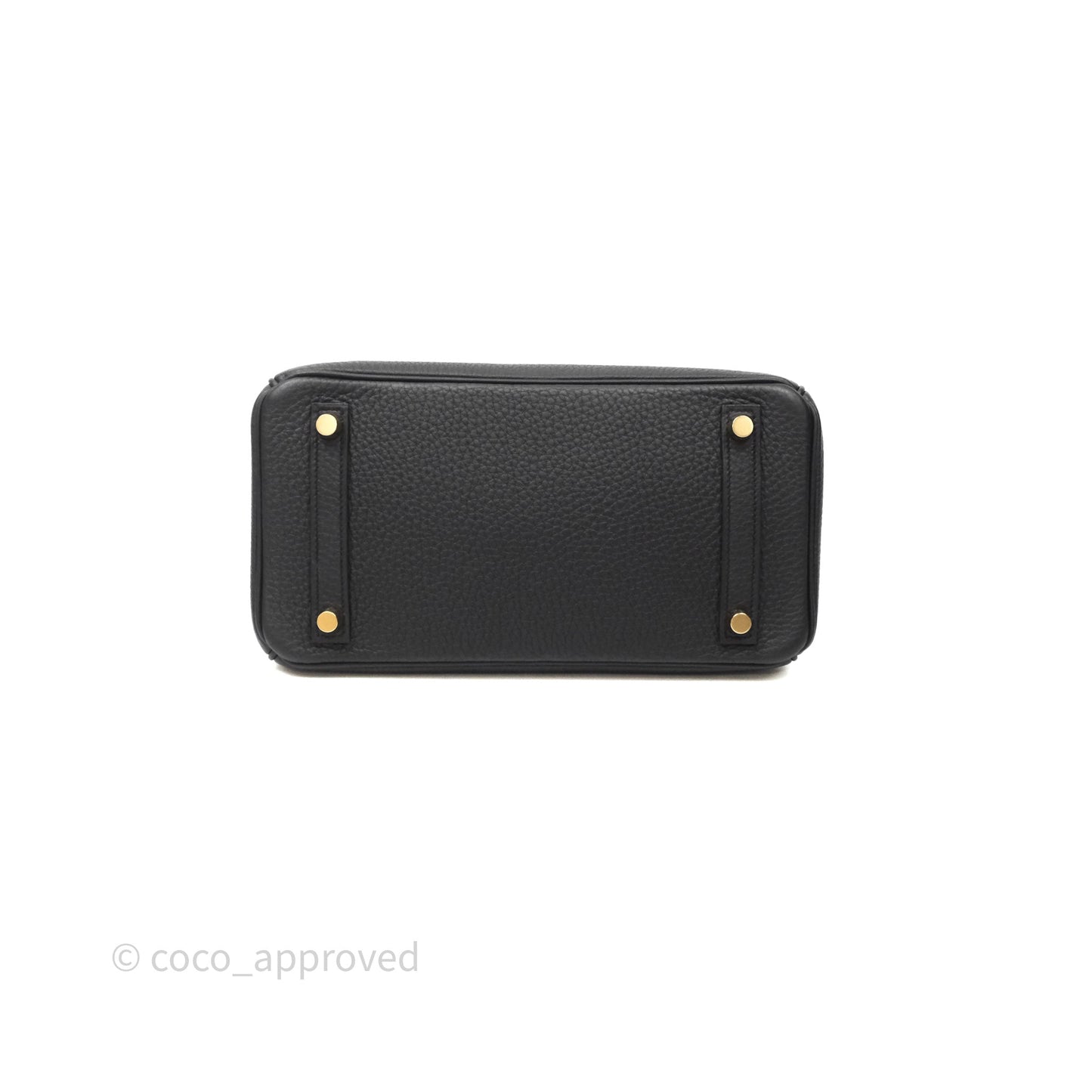Hermes Birkin 25 Black Togo Gold Hardware