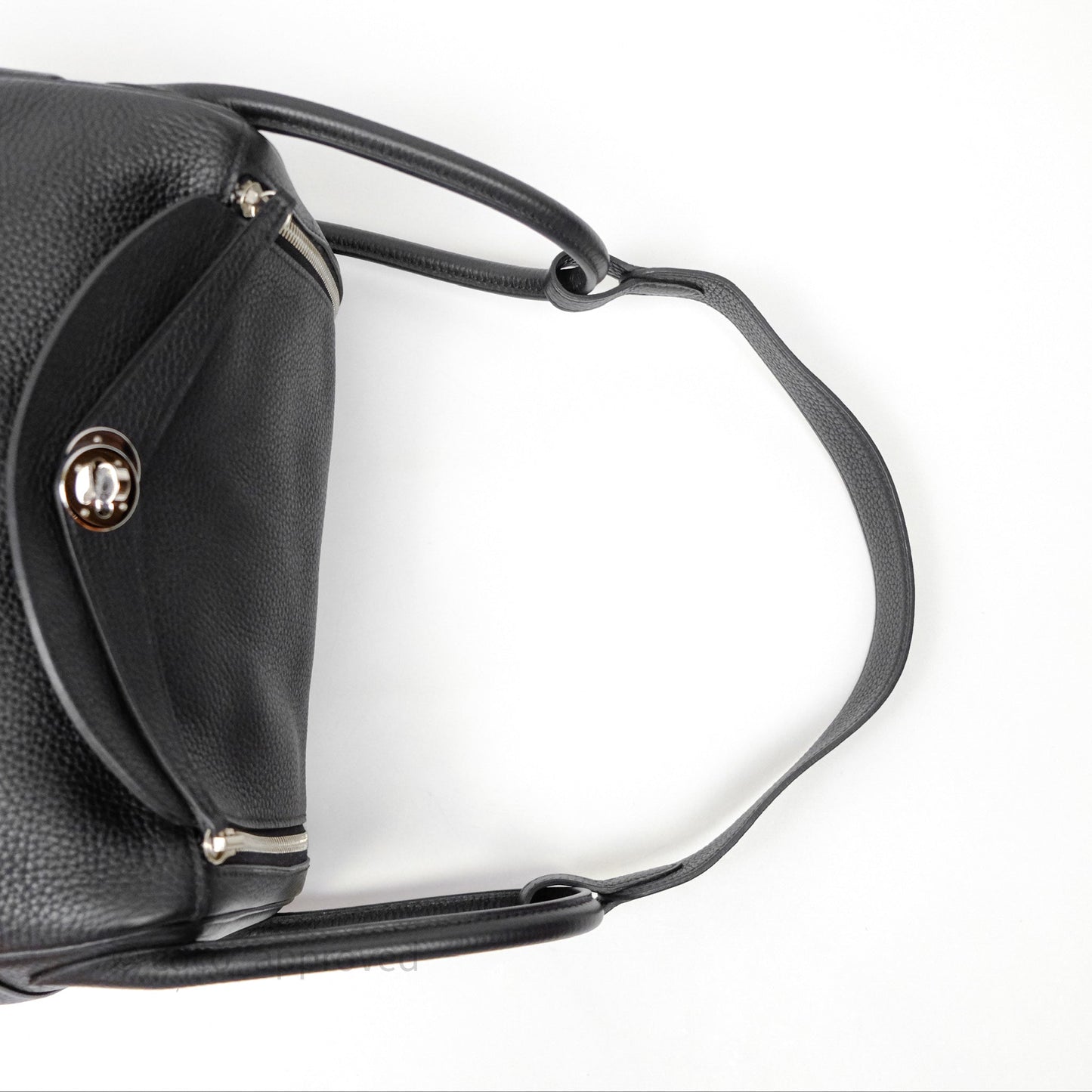 Hermès Lindy 30 Black Noir 89 Clemence Palladium Hardware