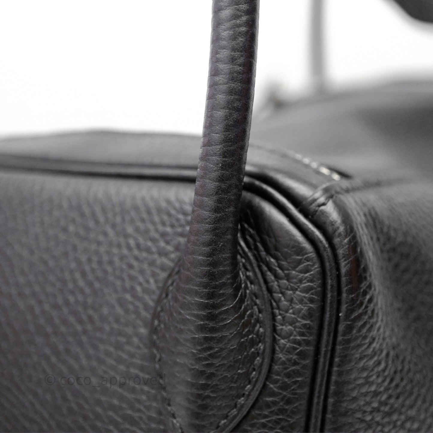 Hermès Lindy 30 Black Noir 89 Clemence Palladium Hardware