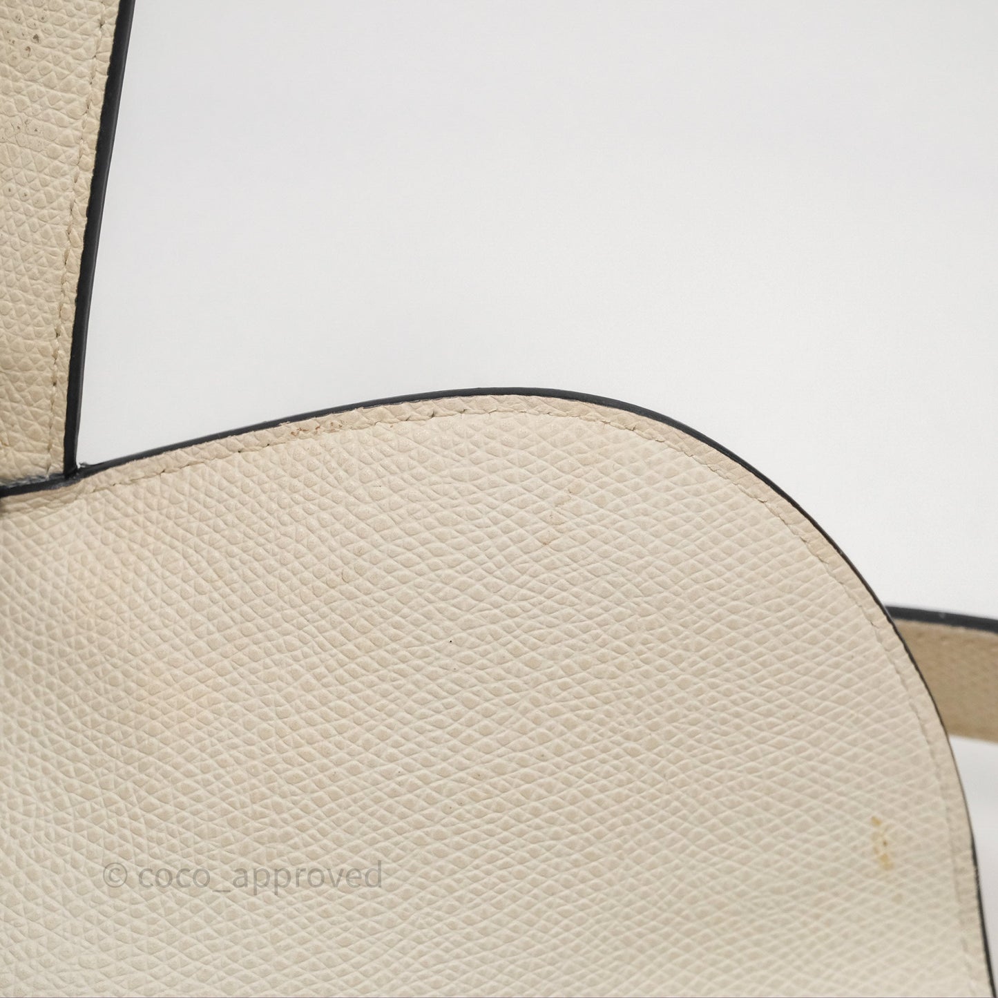 Christian Dior Saddle Bag White Grained Calfskin Gold Hardware