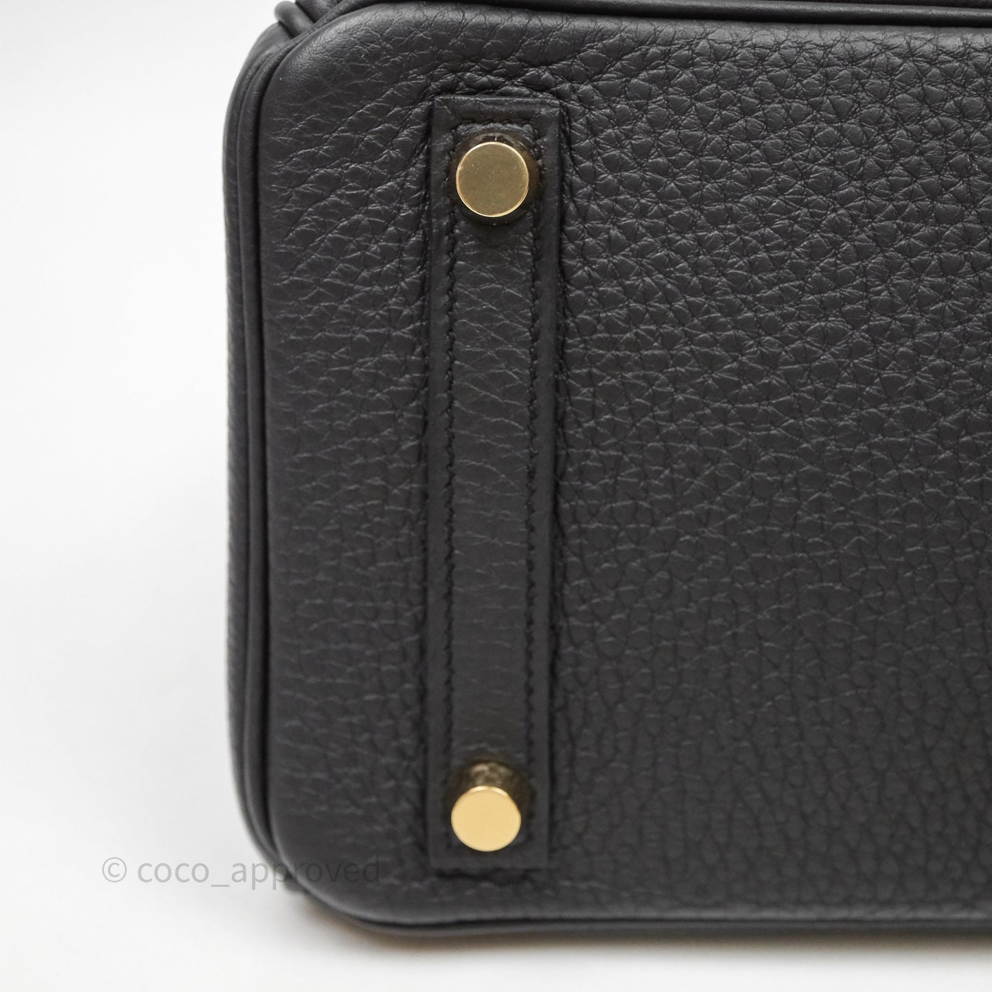 Hermes Birkin 25 Black Togo Gold Hardware