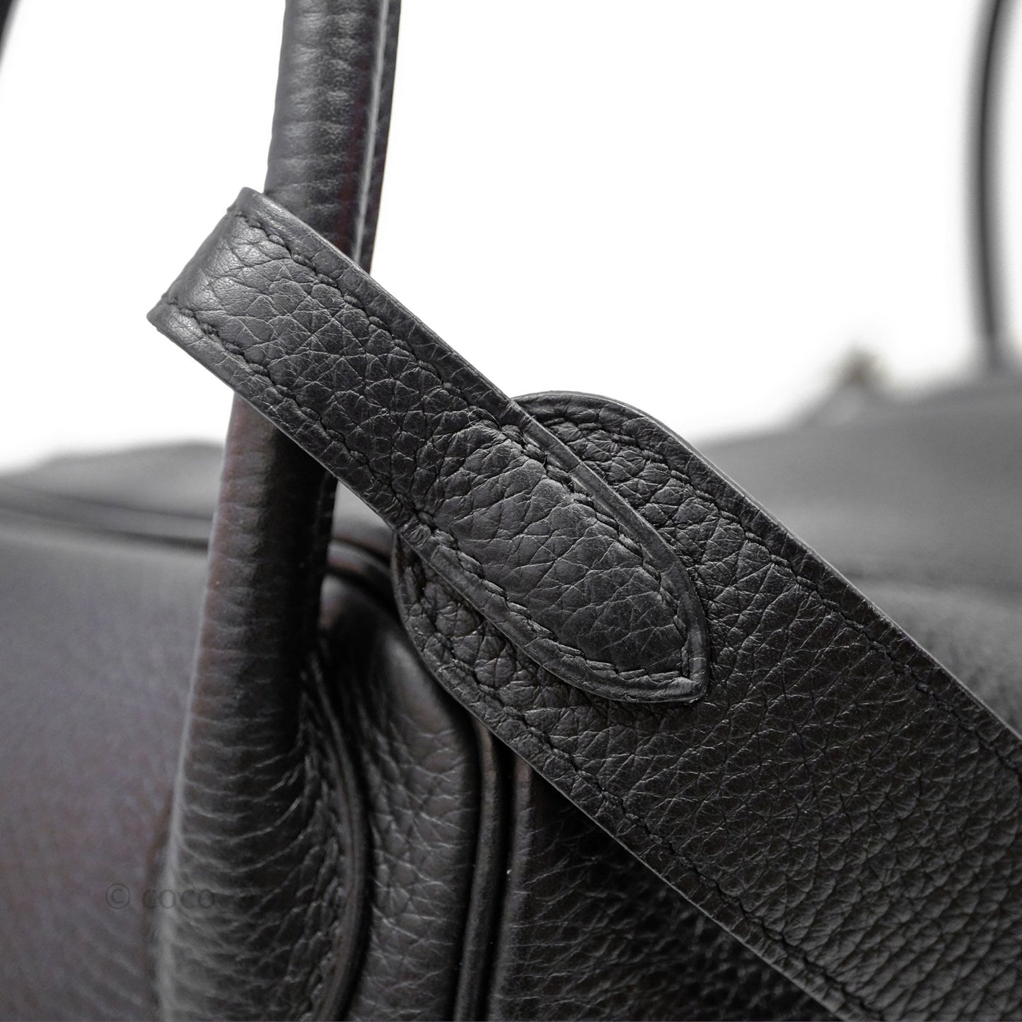 Hermès Lindy 30 Black Noir 89 Clemence Palladium Hardware