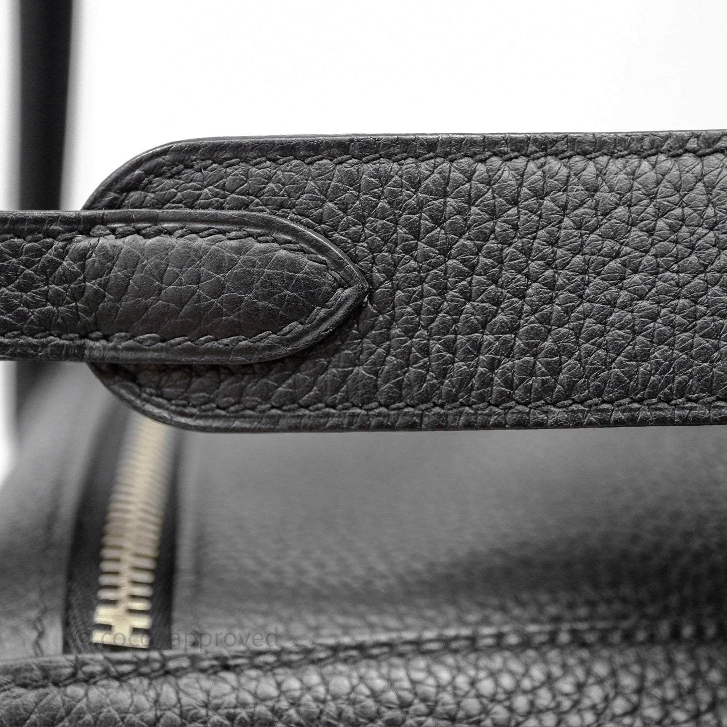 Hermès Lindy 30 Black Noir 89 Clemence Palladium Hardware