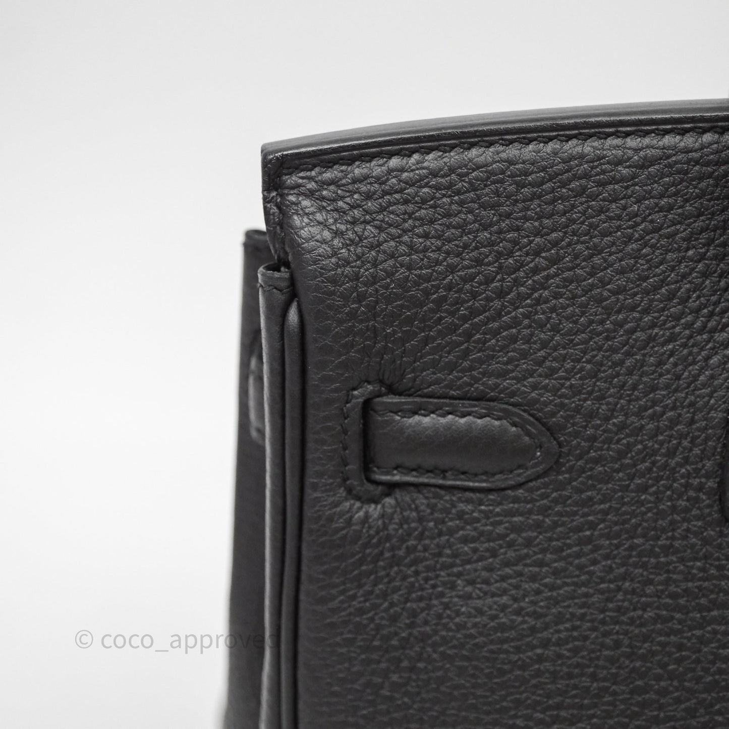 Hermes Birkin 25 Black Togo Gold Hardware