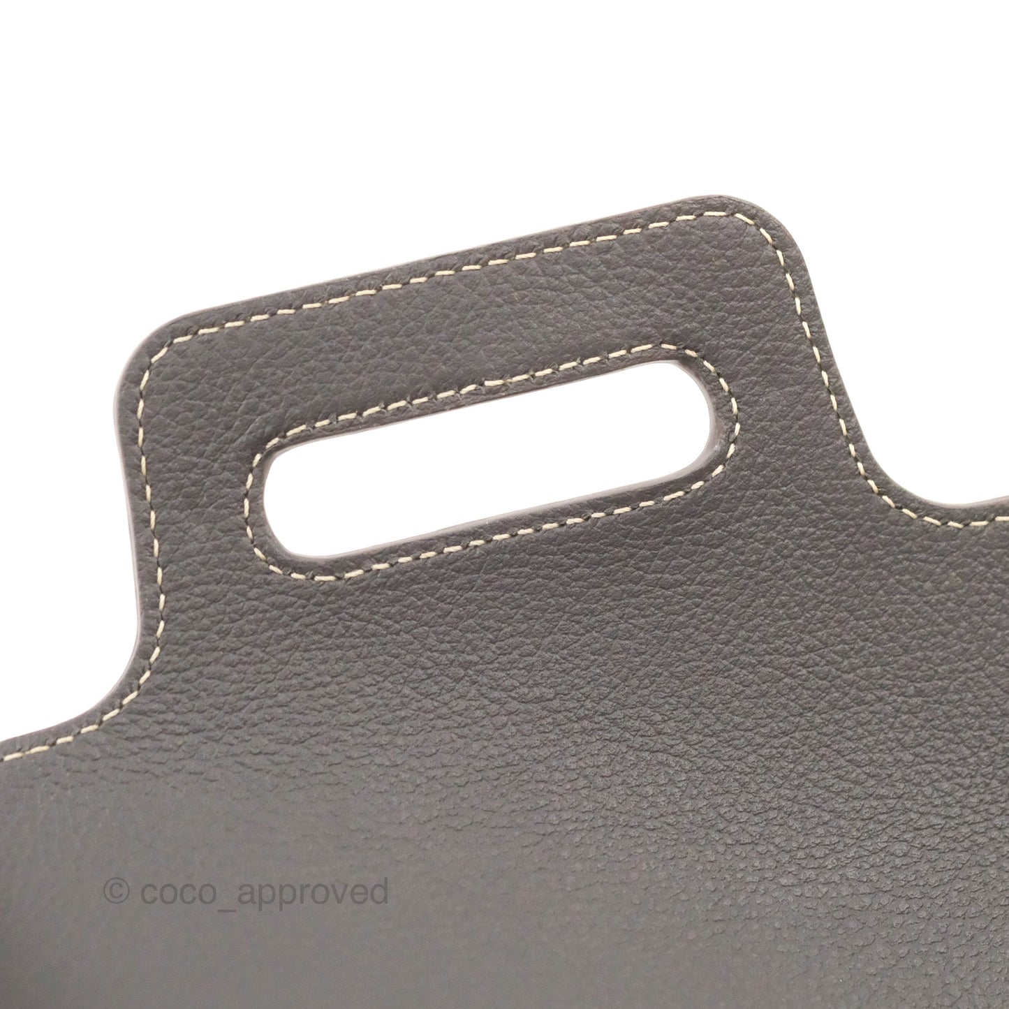 Goyard Saïgon Mini Bag Chevroches Calfskin Grey Silver Hardware