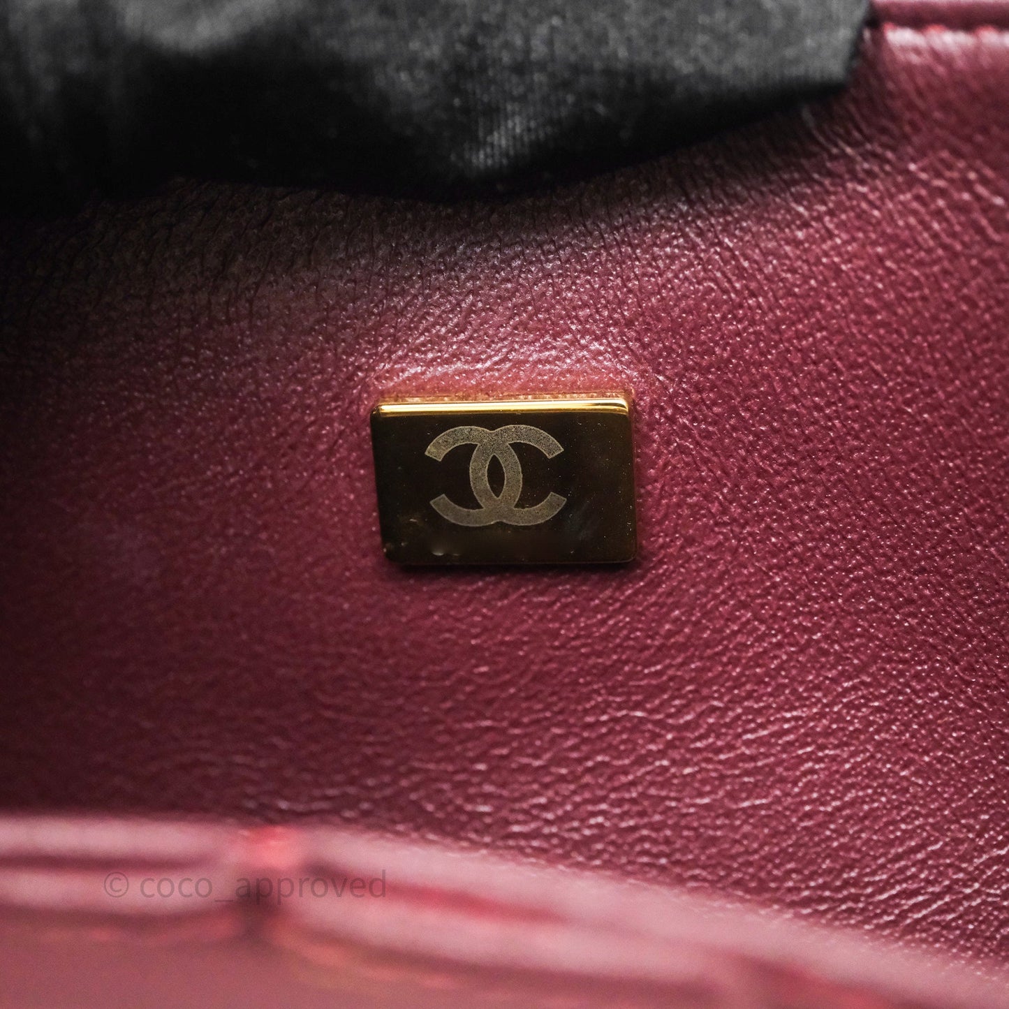 Chanel Small Classic Flap Quilted Black Caviar Gold Hardware