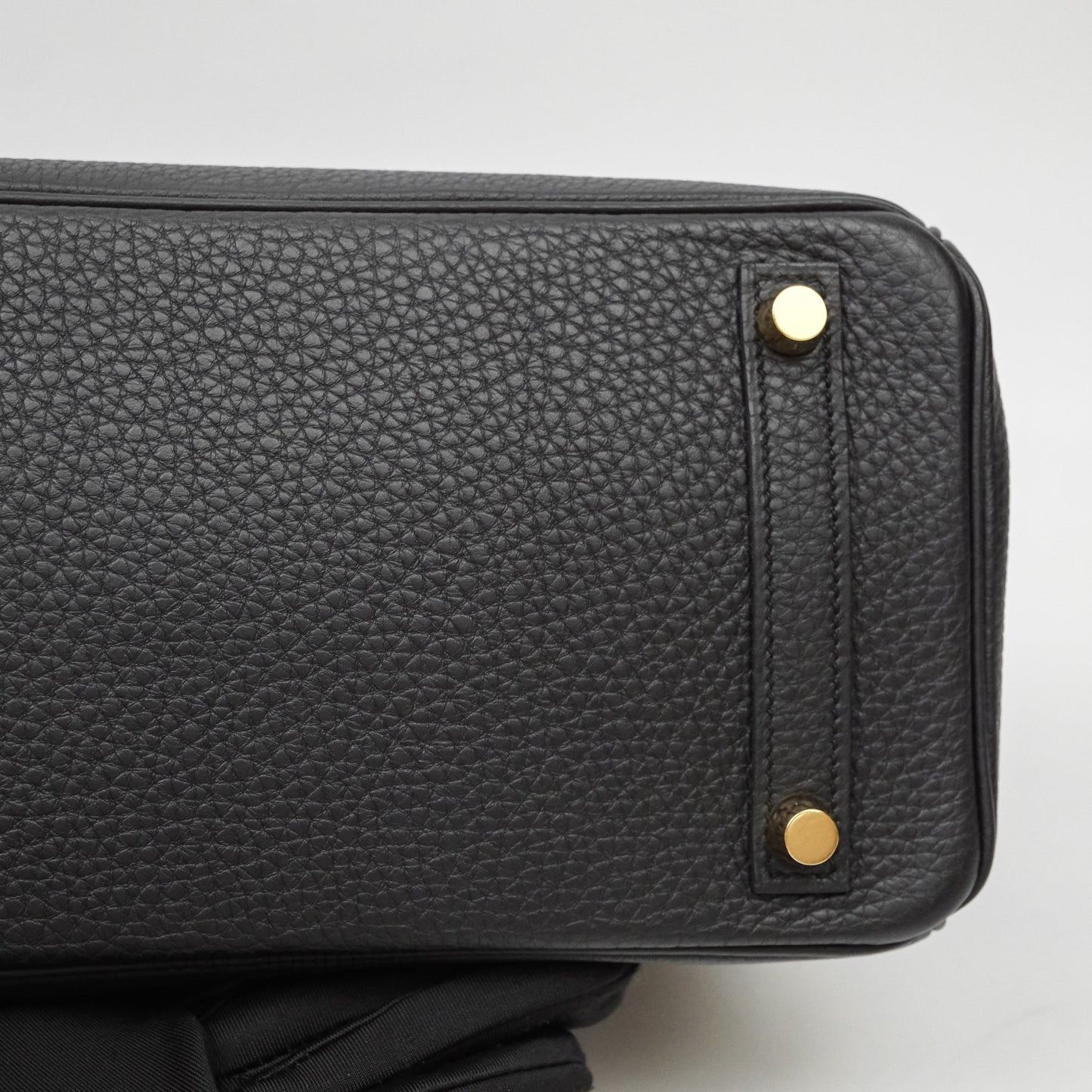 Hermes Birkin 25 Black Togo Gold Hardware
