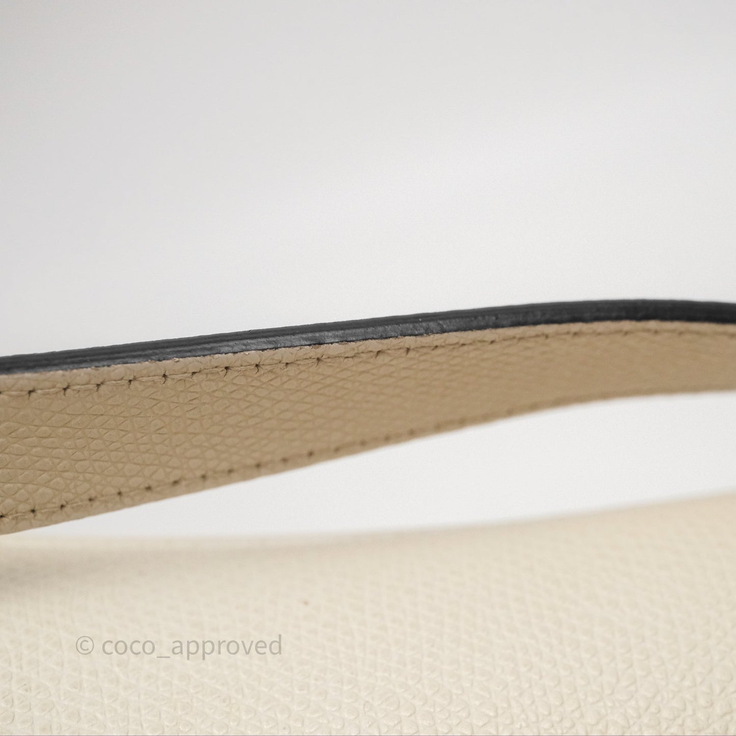 Christian Dior Saddle Bag White Grained Calfskin Gold Hardware