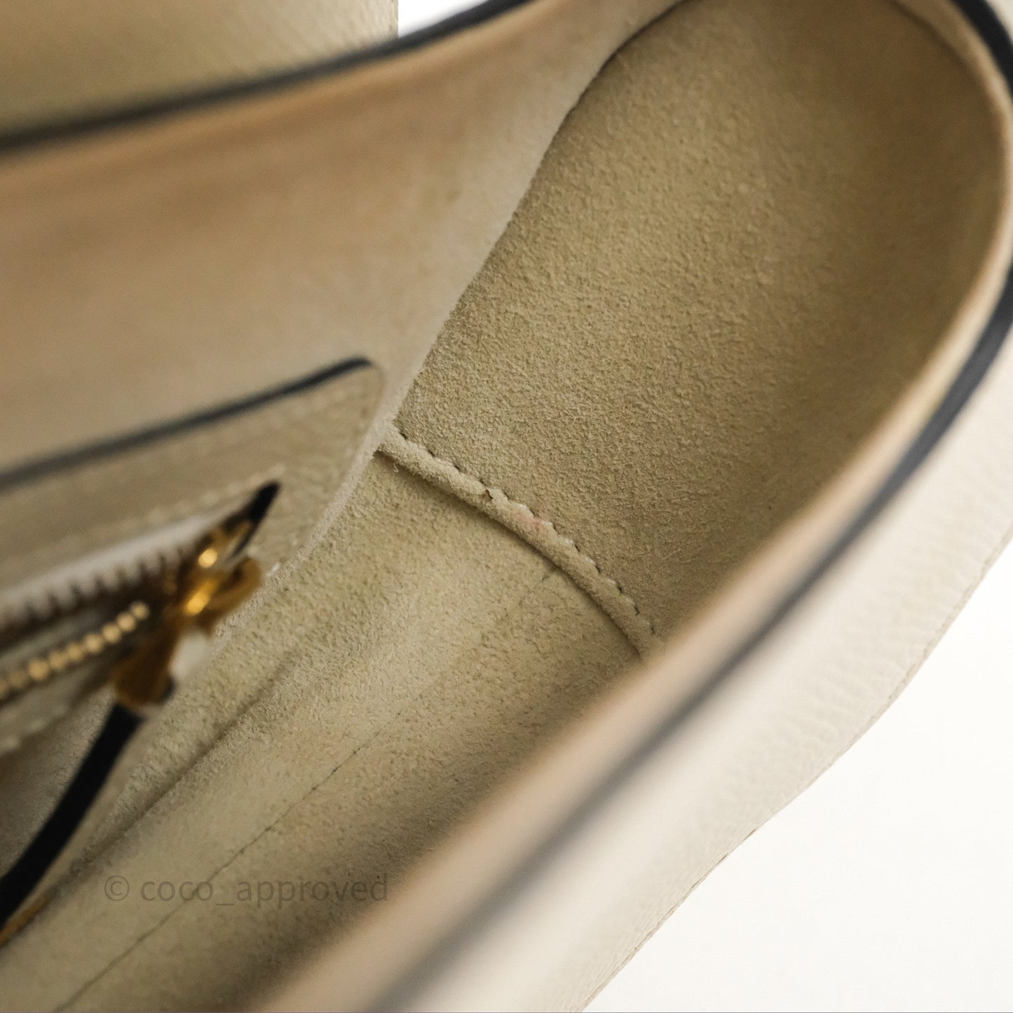 Christian Dior Saddle Bag White Grained Calfskin Gold Hardware