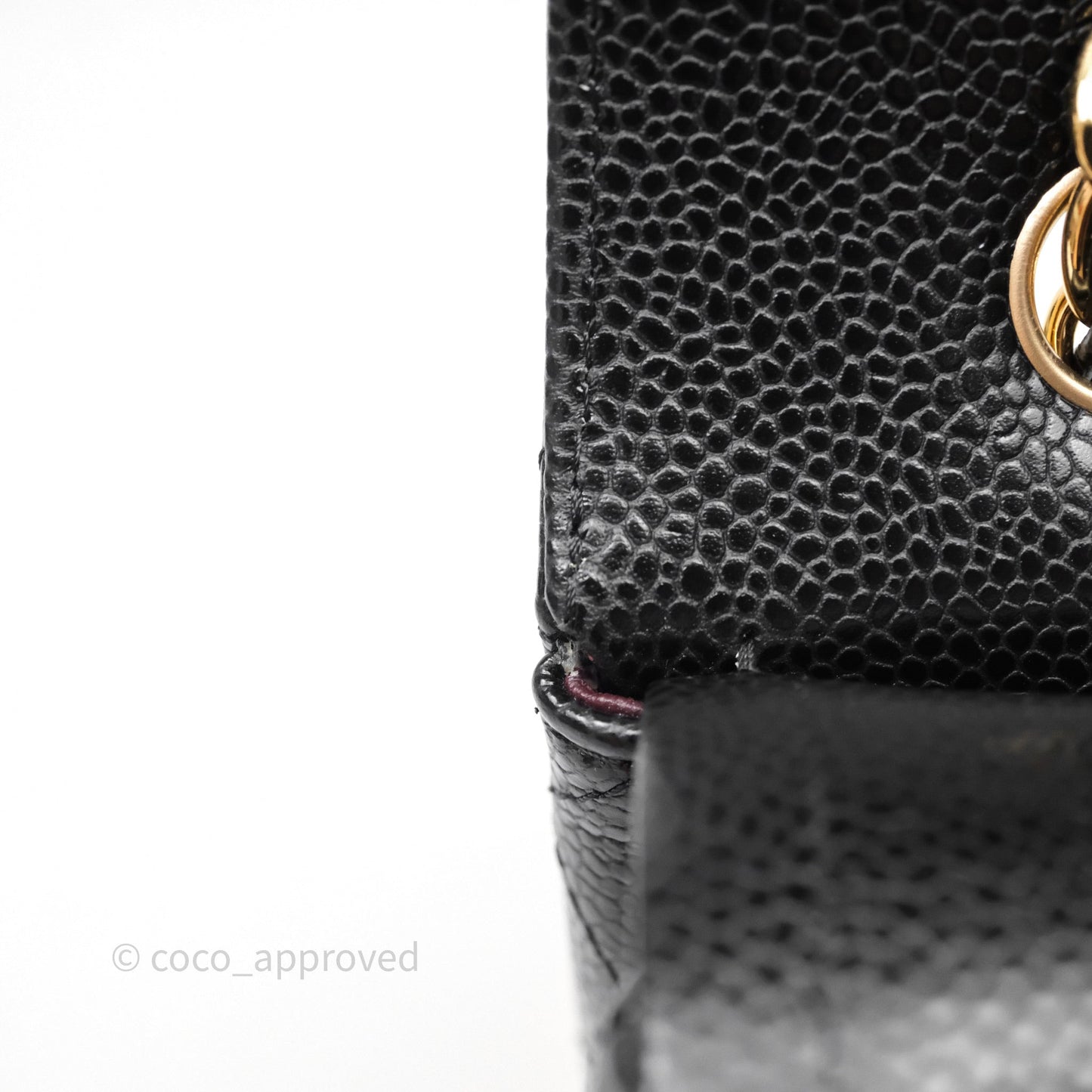 Chanel Small Classic Flap Quilted Black Caviar Gold Hardware
