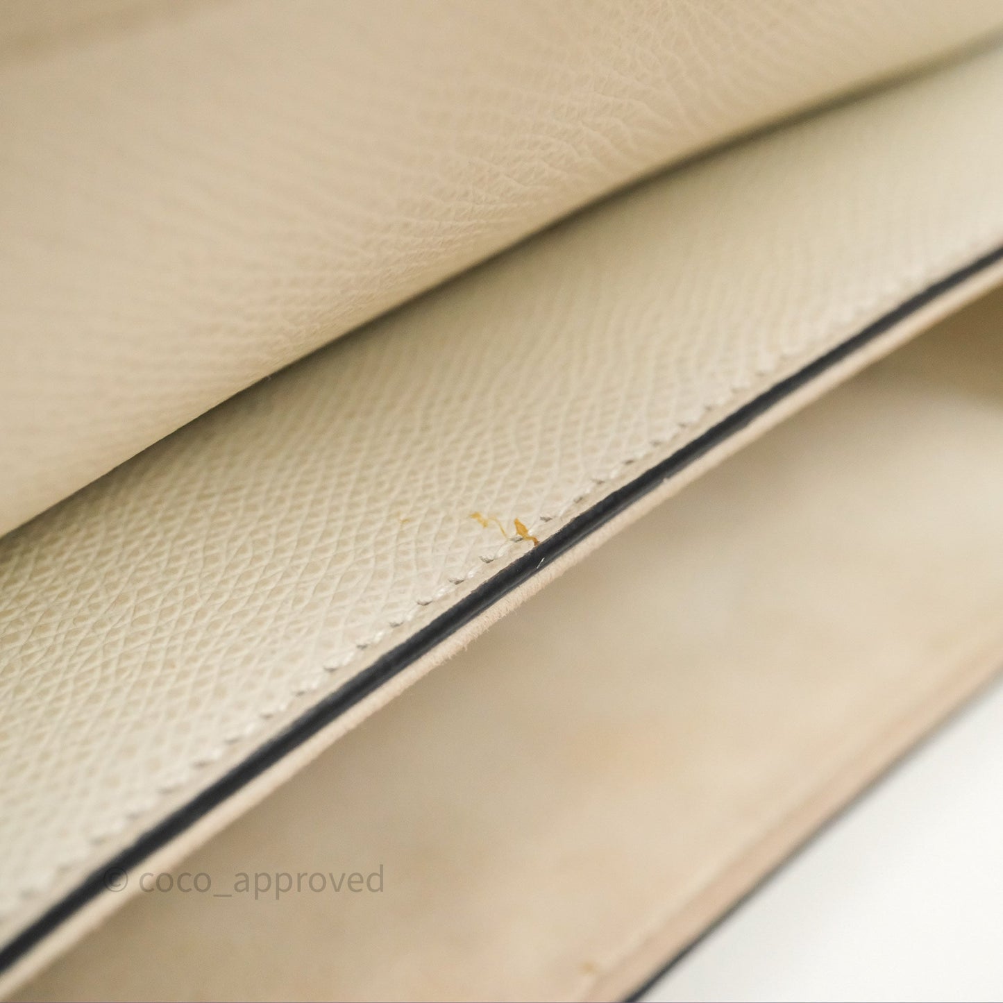 Christian Dior Saddle Bag White Grained Calfskin Gold Hardware