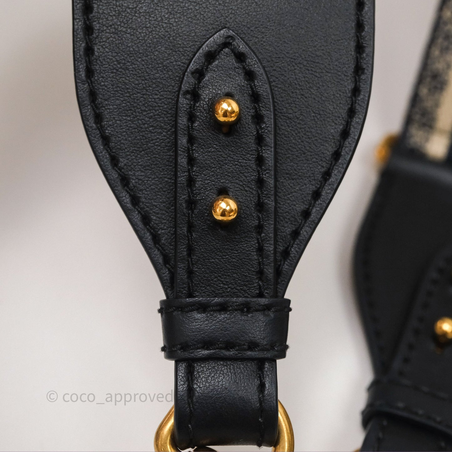 Christian Dior Saddle Bag White Grained Calfskin Gold Hardware