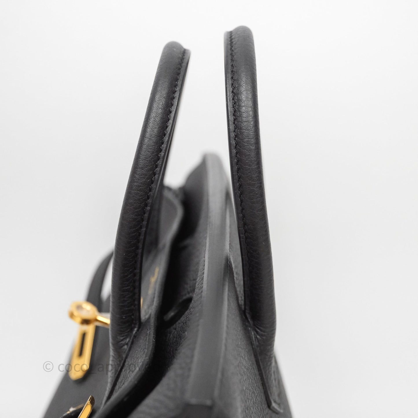 Hermes Birkin 25 Black Togo Gold Hardware