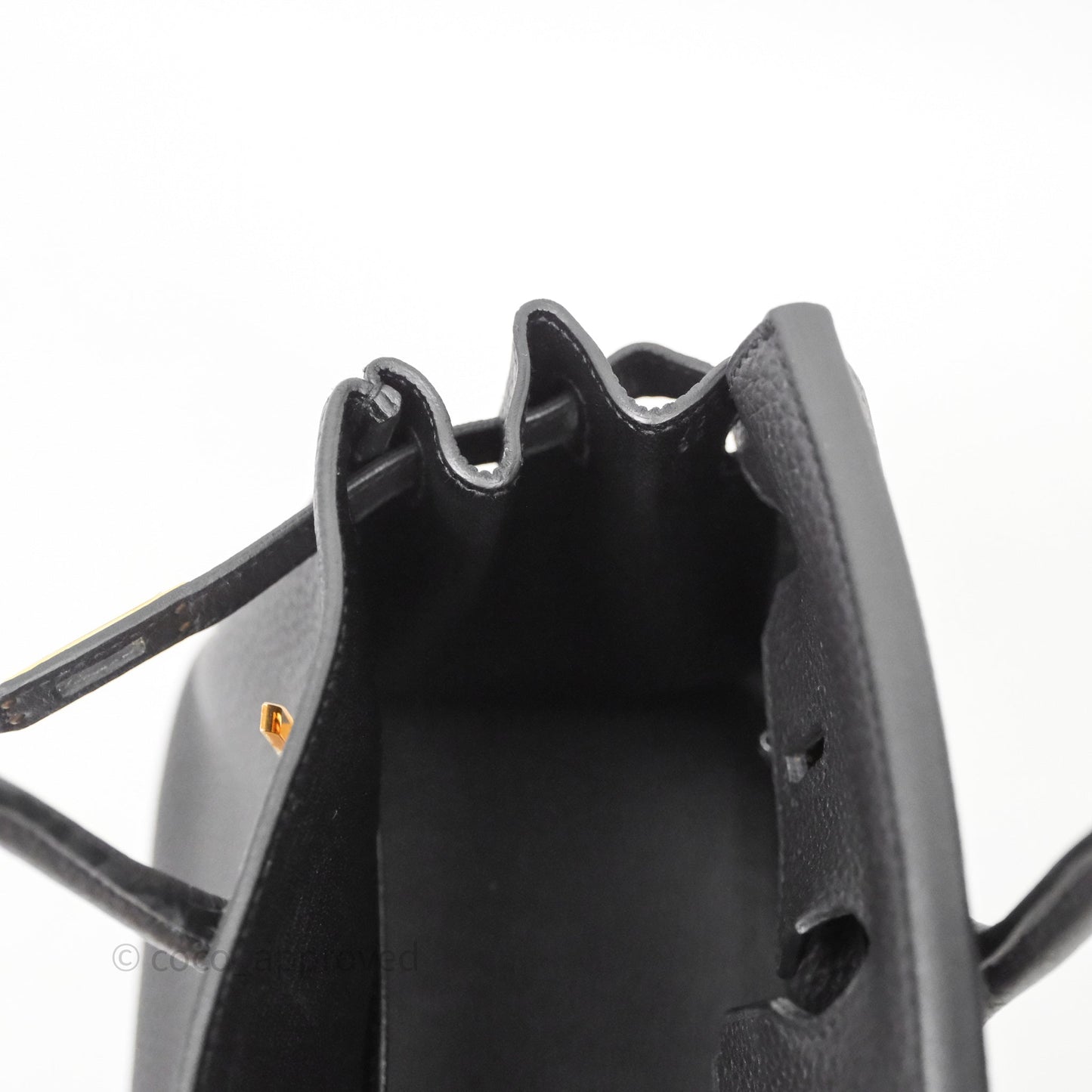 Hermes Birkin 25 Black Togo Gold Hardware
