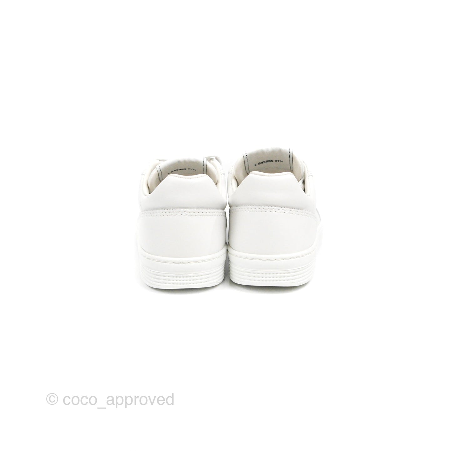 Chanel White Sneakers Size 37.5