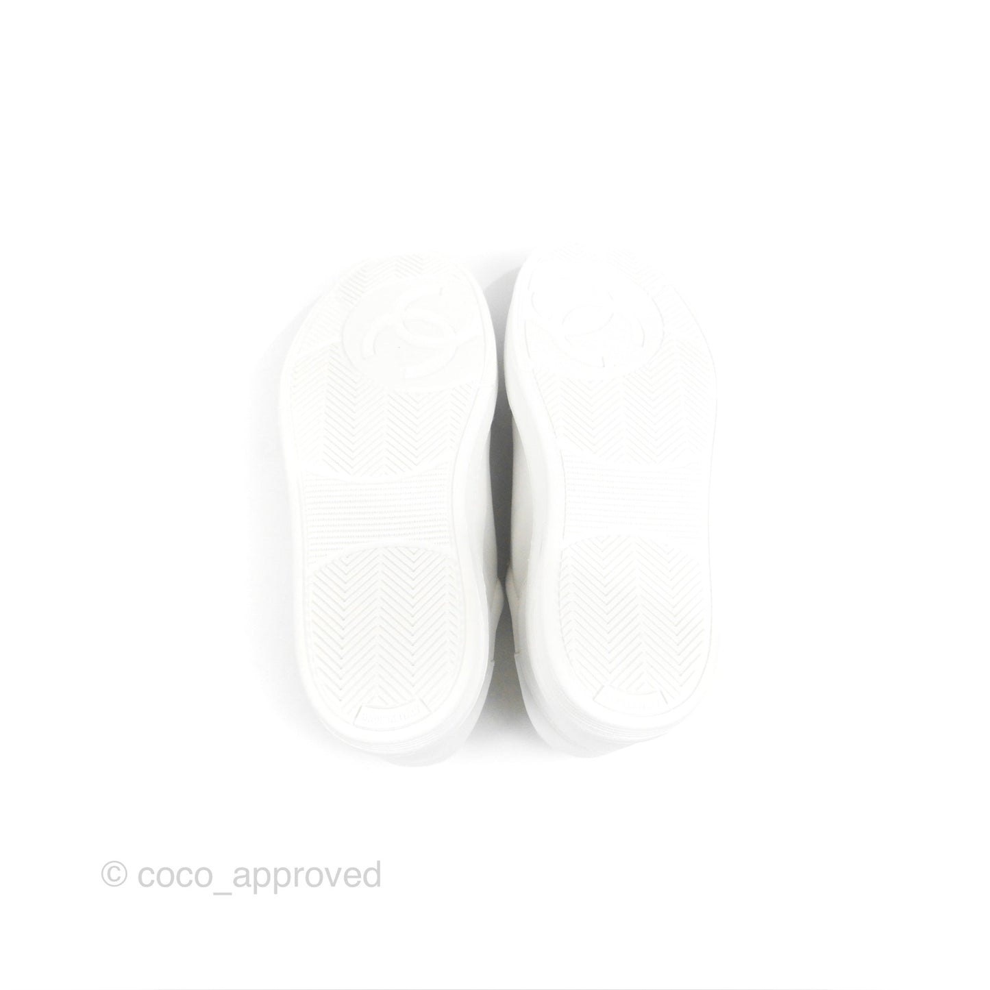 Chanel White Sneakers Size 37.5