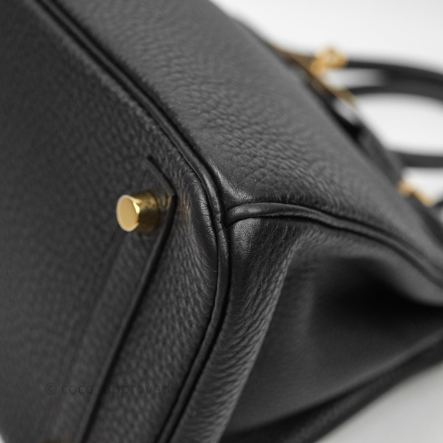 Hermès Birkin 30 Black Noir 89 Togo Gold Hardware