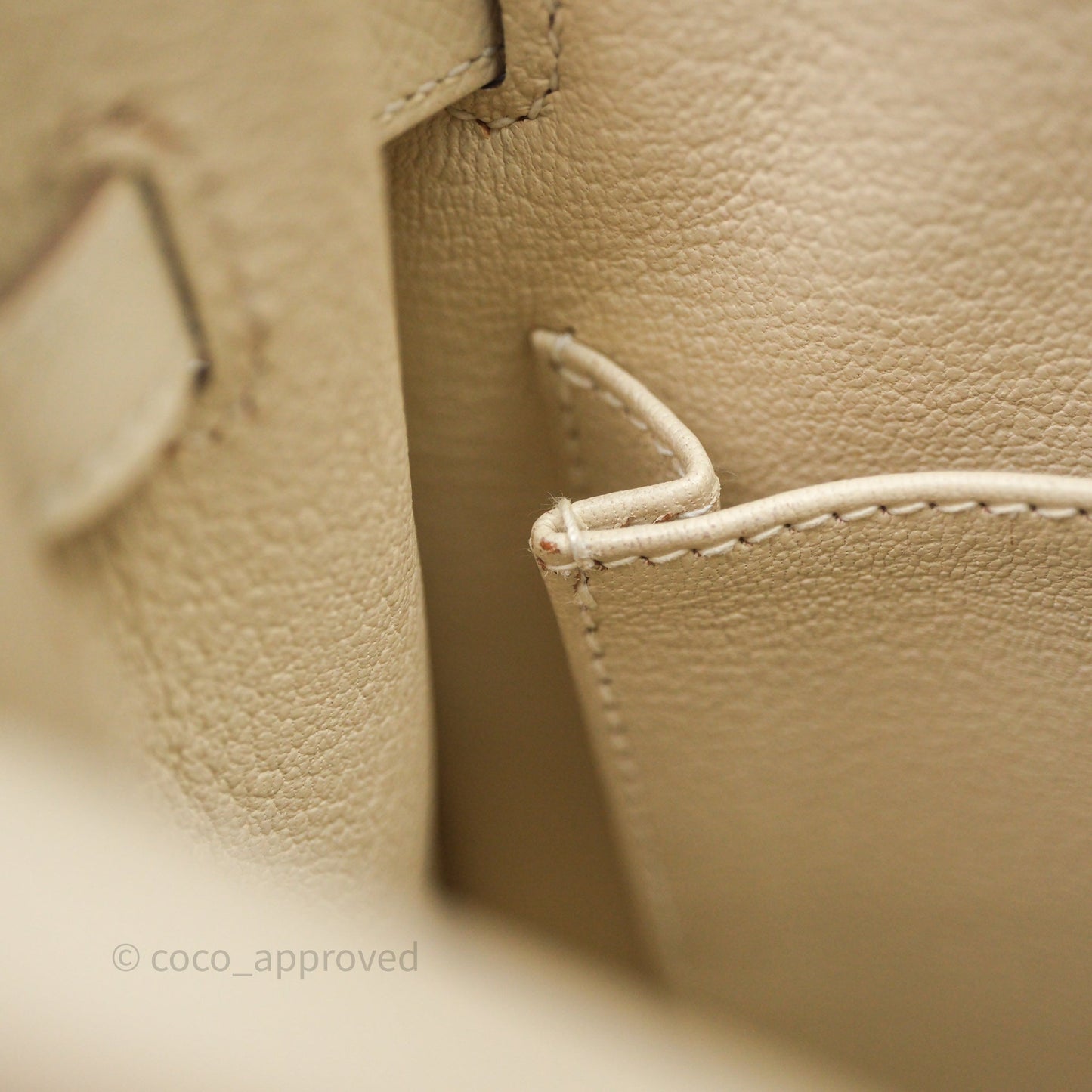 Hermes Kelly 25 Craie Epsom Gold Hardware