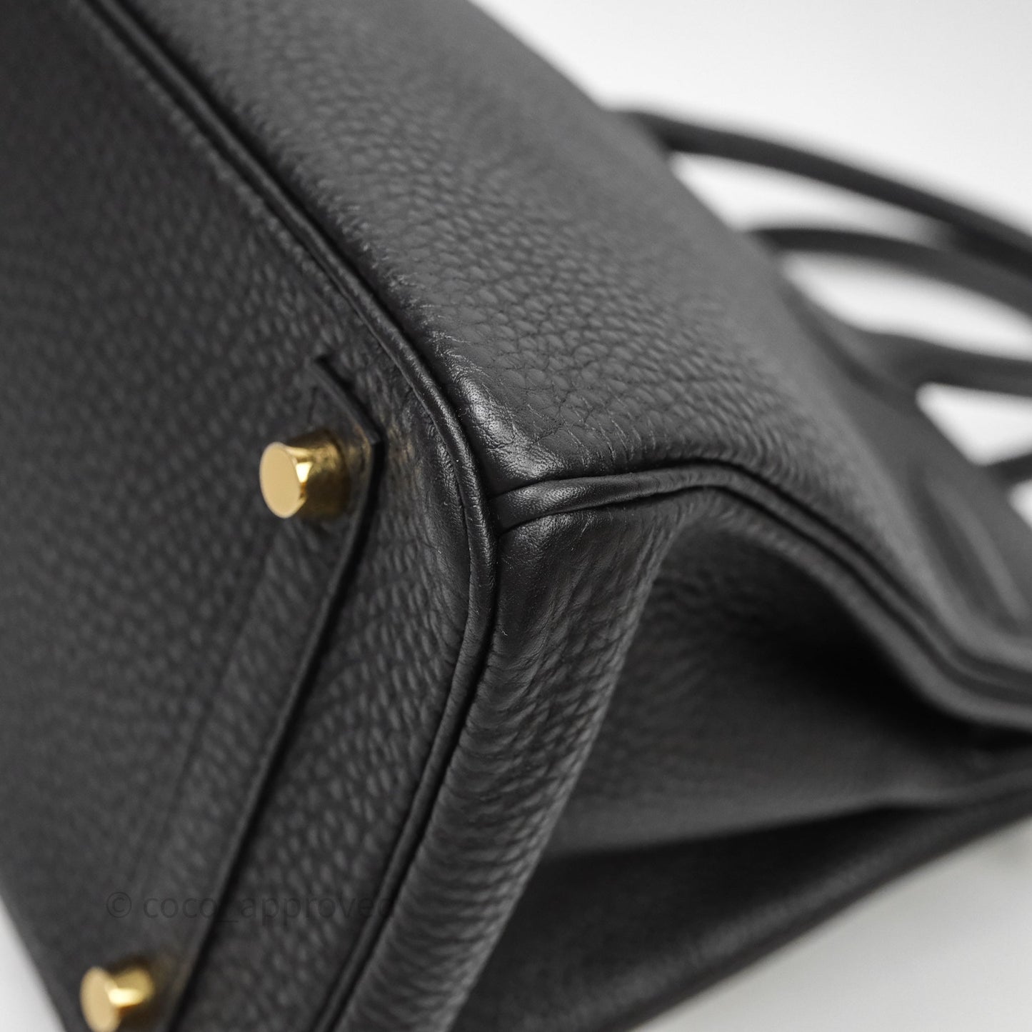 Hermès Birkin 30 Black Noir 89 Togo Gold Hardware