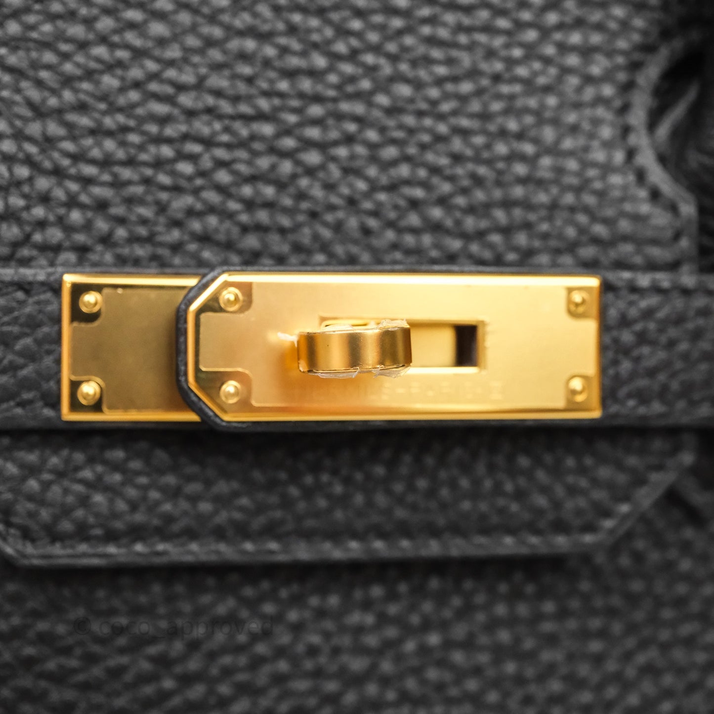 Hermès Birkin 30 Black Noir 89 Togo Gold Hardware