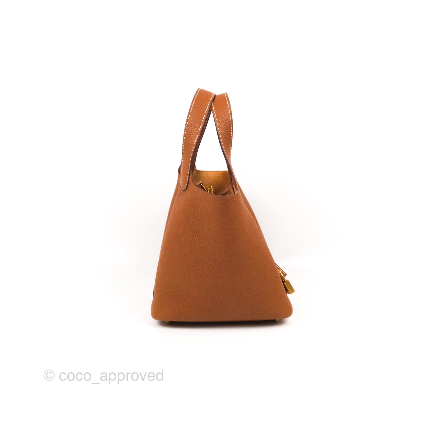 Hermès Picotin 18 Gold Clemence Gold Hardware