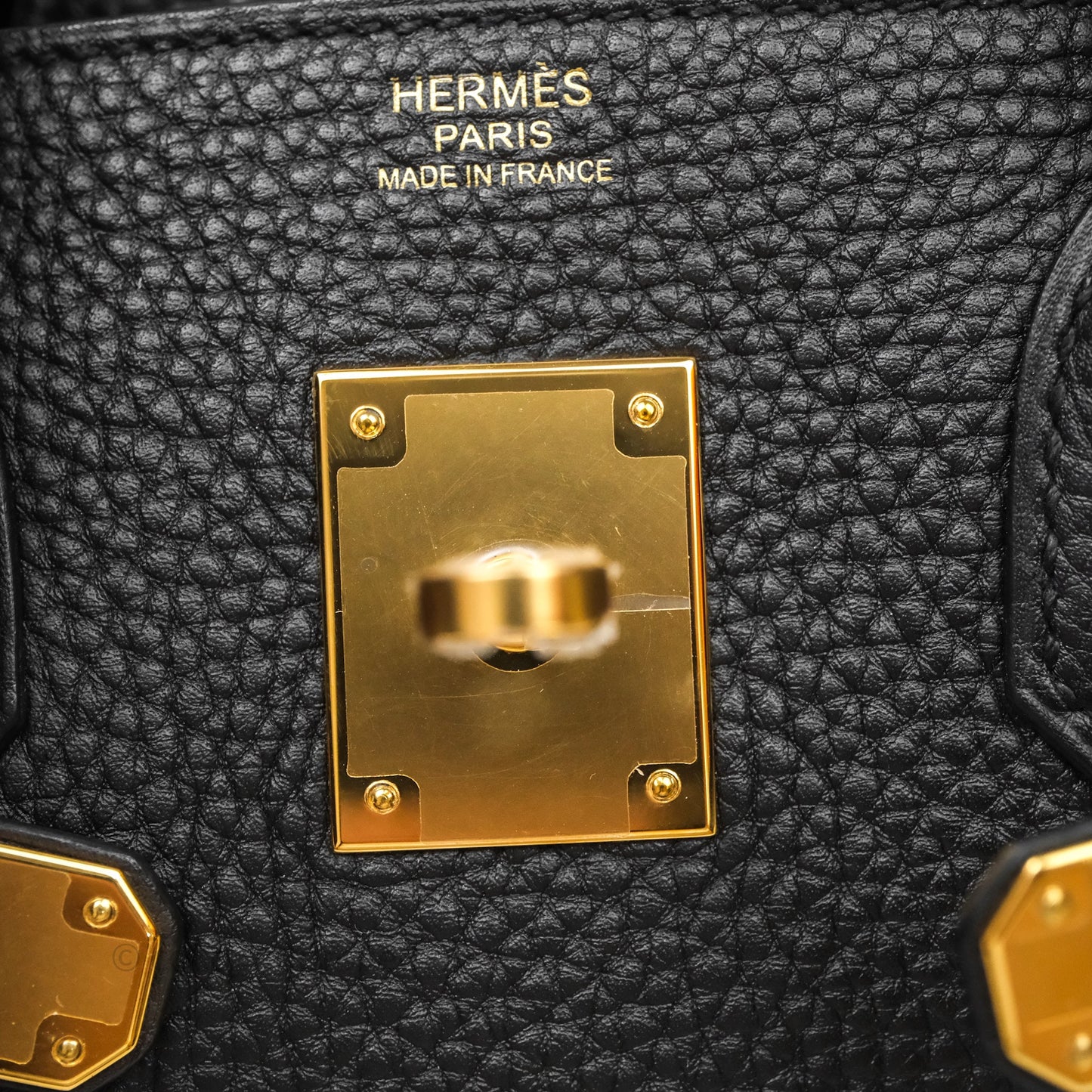 Hermès Birkin 30 Black Noir 89 Togo Gold Hardware