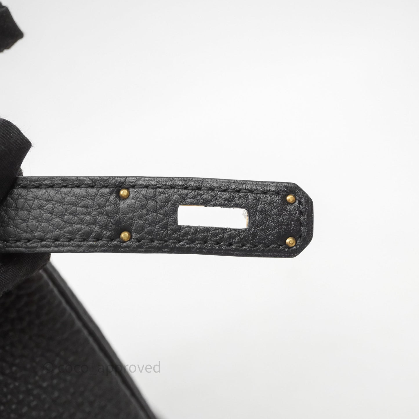 Hermès Birkin 30 Black Noir 89 Togo Gold Hardware