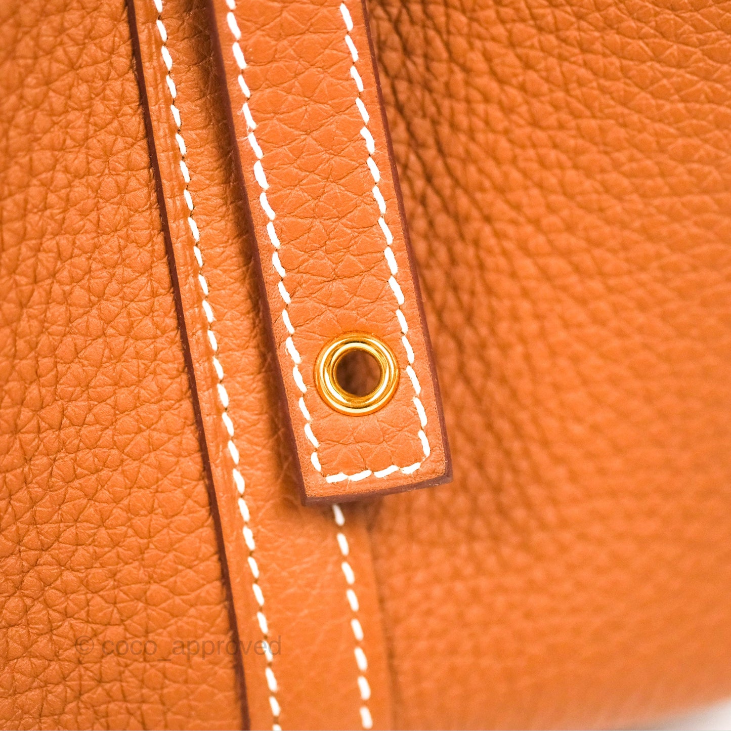 Hermès Picotin 18 Gold Clemence Gold Hardware