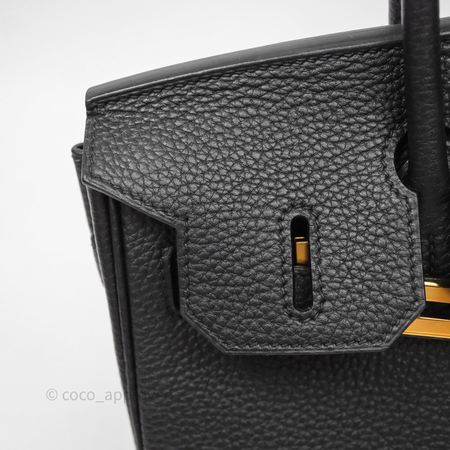 Hermès Birkin 30 Black Noir 89 Togo Gold Hardware