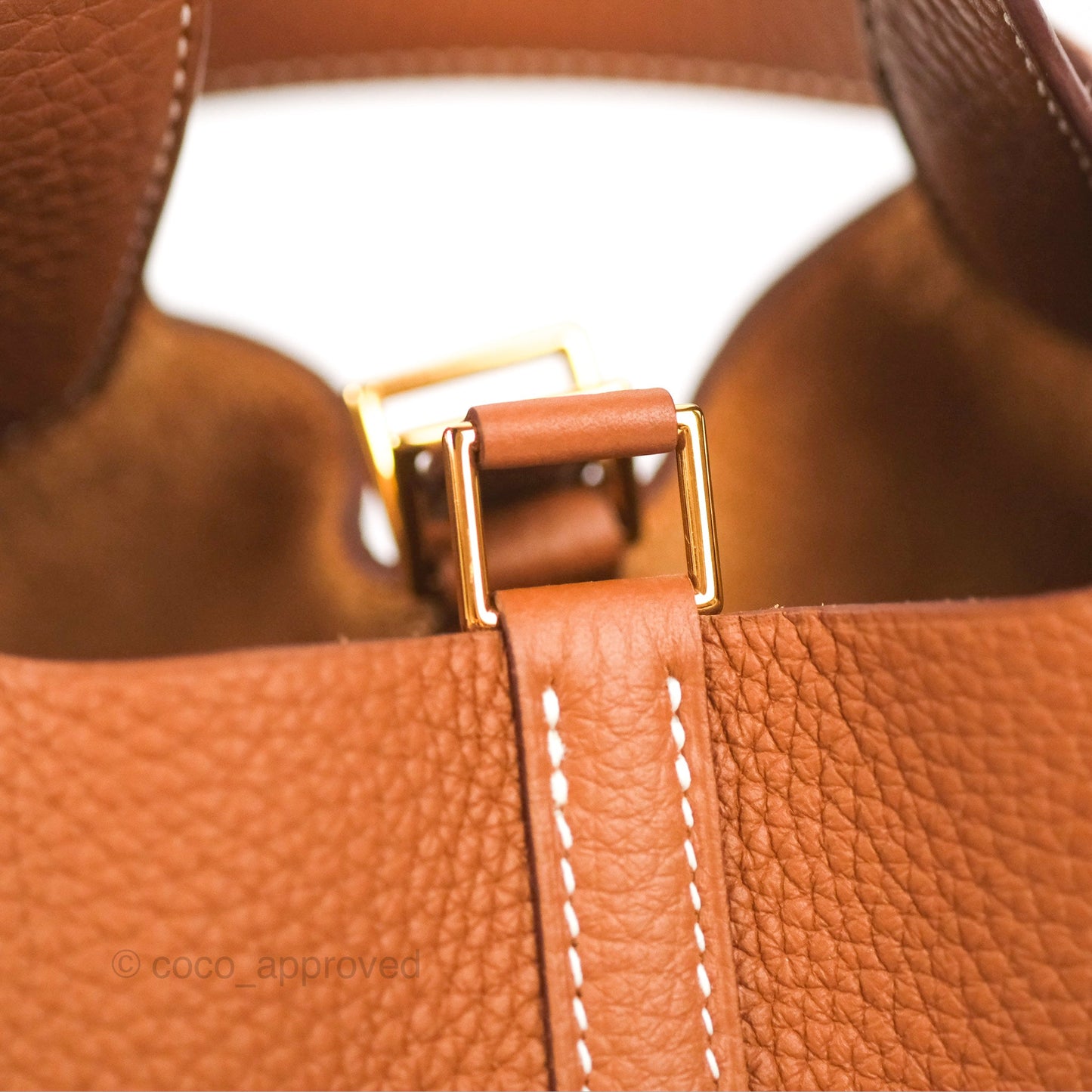 Hermès Picotin 18 Gold Clemence Gold Hardware