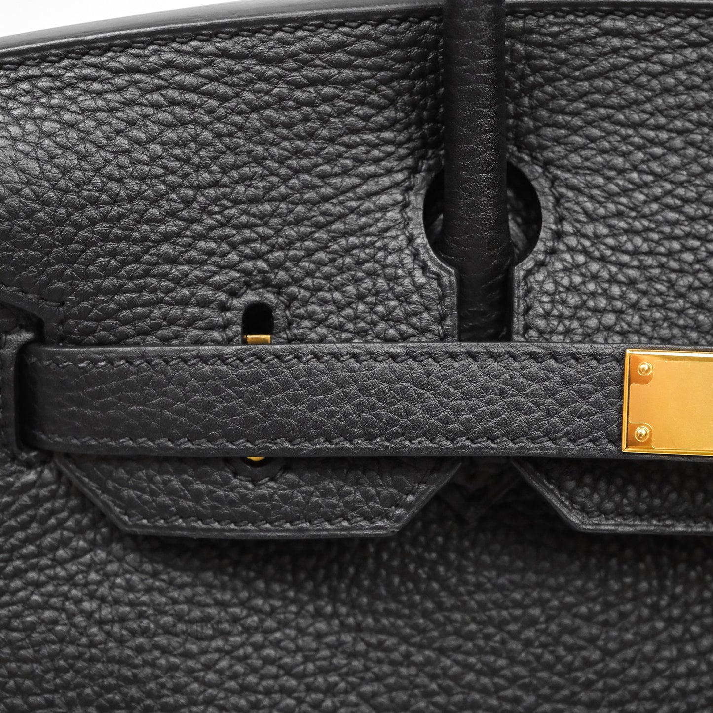 Hermès Birkin 30 Black Noir 89 Togo Gold Hardware