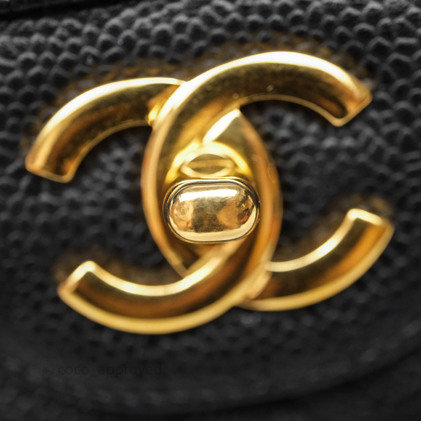 Chanel Jumbo Single Flap Black Caviar Gold Hardware⁣⁣