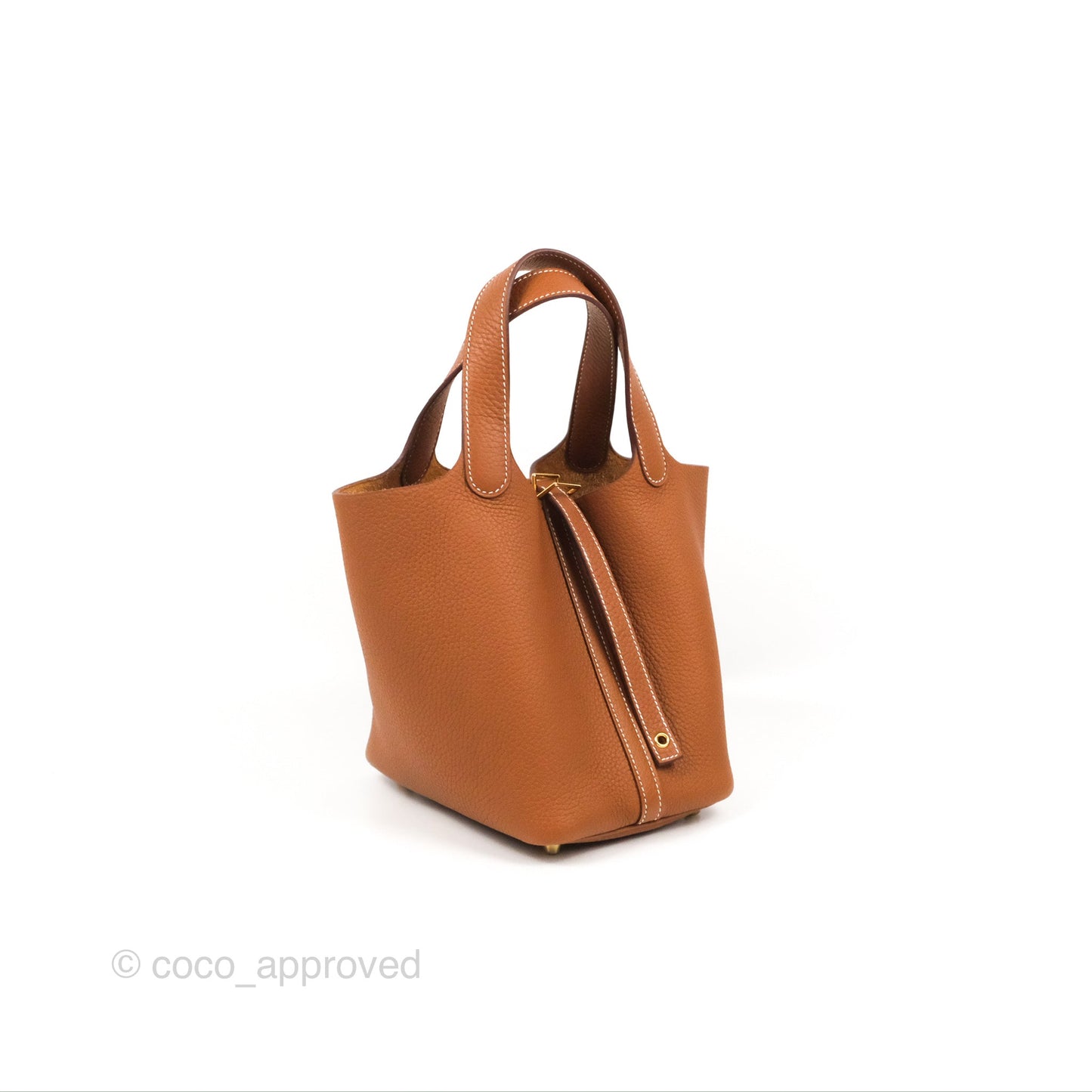 Hermès Picotin 18 Gold Clemence Gold Hardware