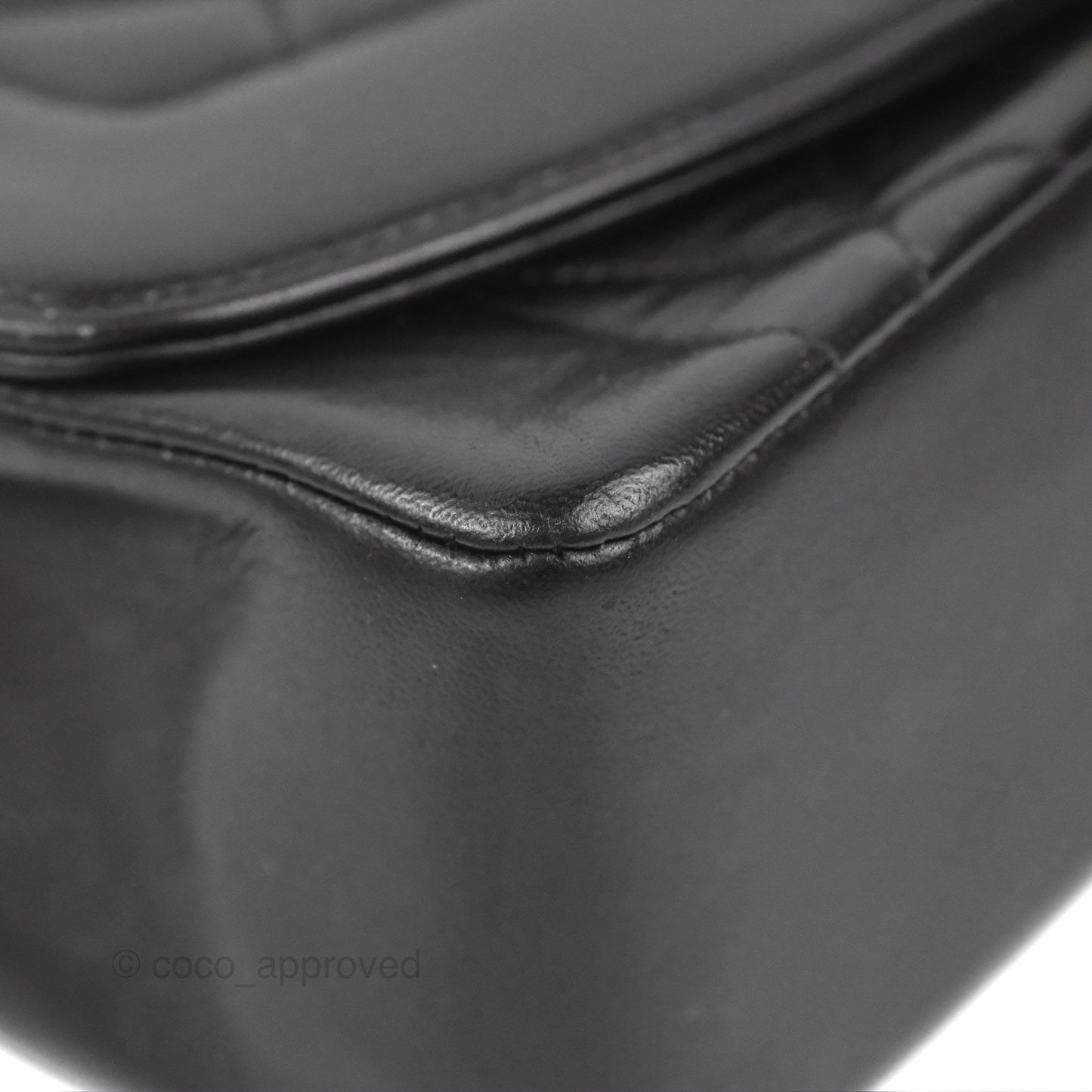 Chanel Vintage Small Quilted Classic Diana Flap Bag Black Lambskin 24K Gold Hardware