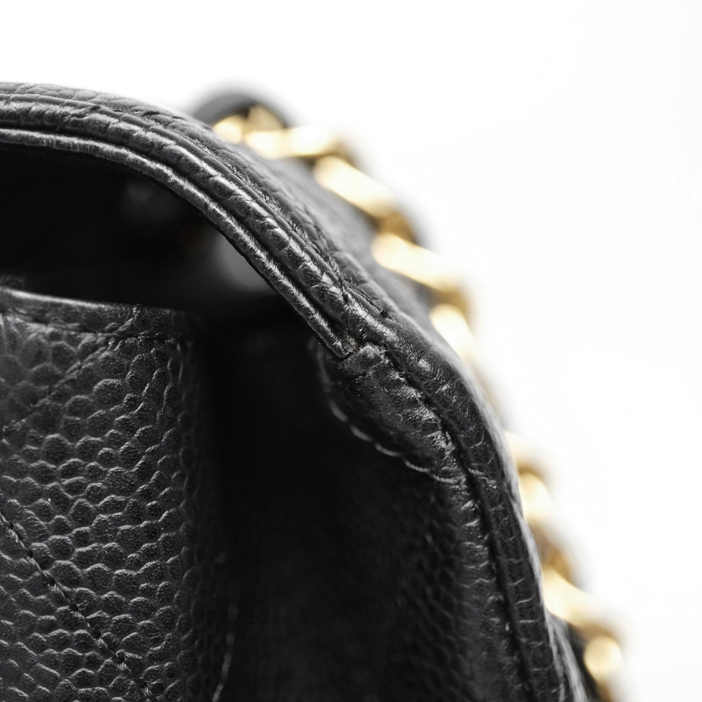 Chanel Jumbo Single Flap Black Caviar Gold Hardware⁣⁣