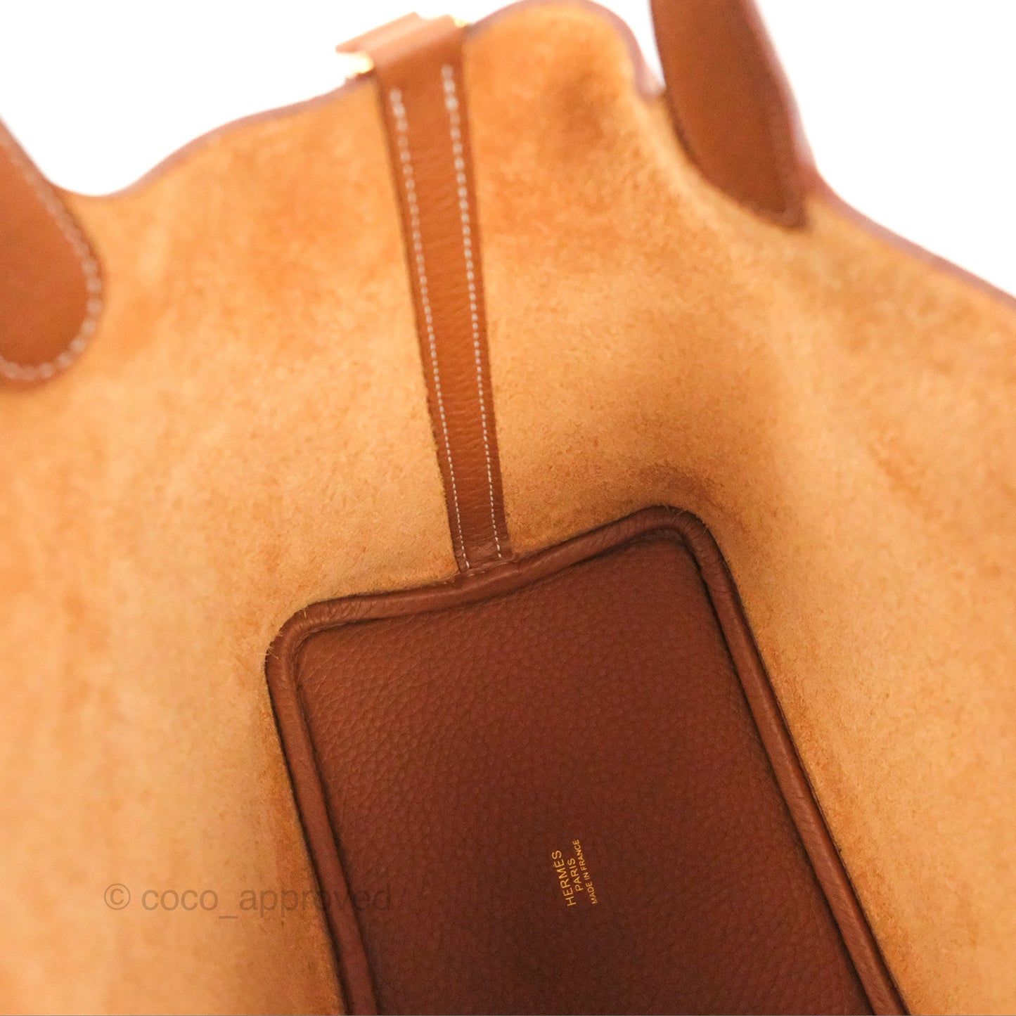 Hermès Picotin 18 Gold Clemence Gold Hardware